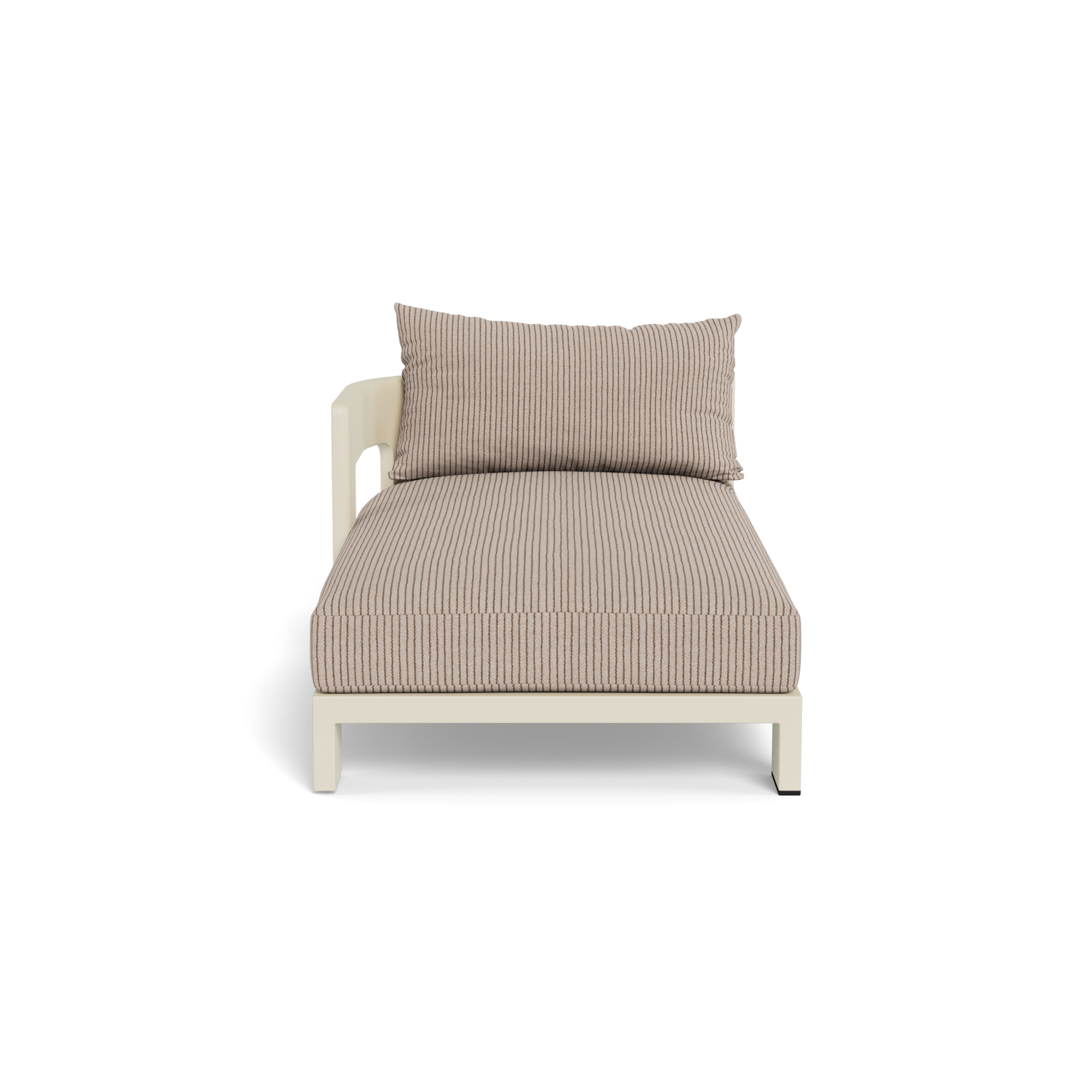 Victoria Aluminum Chaise Left