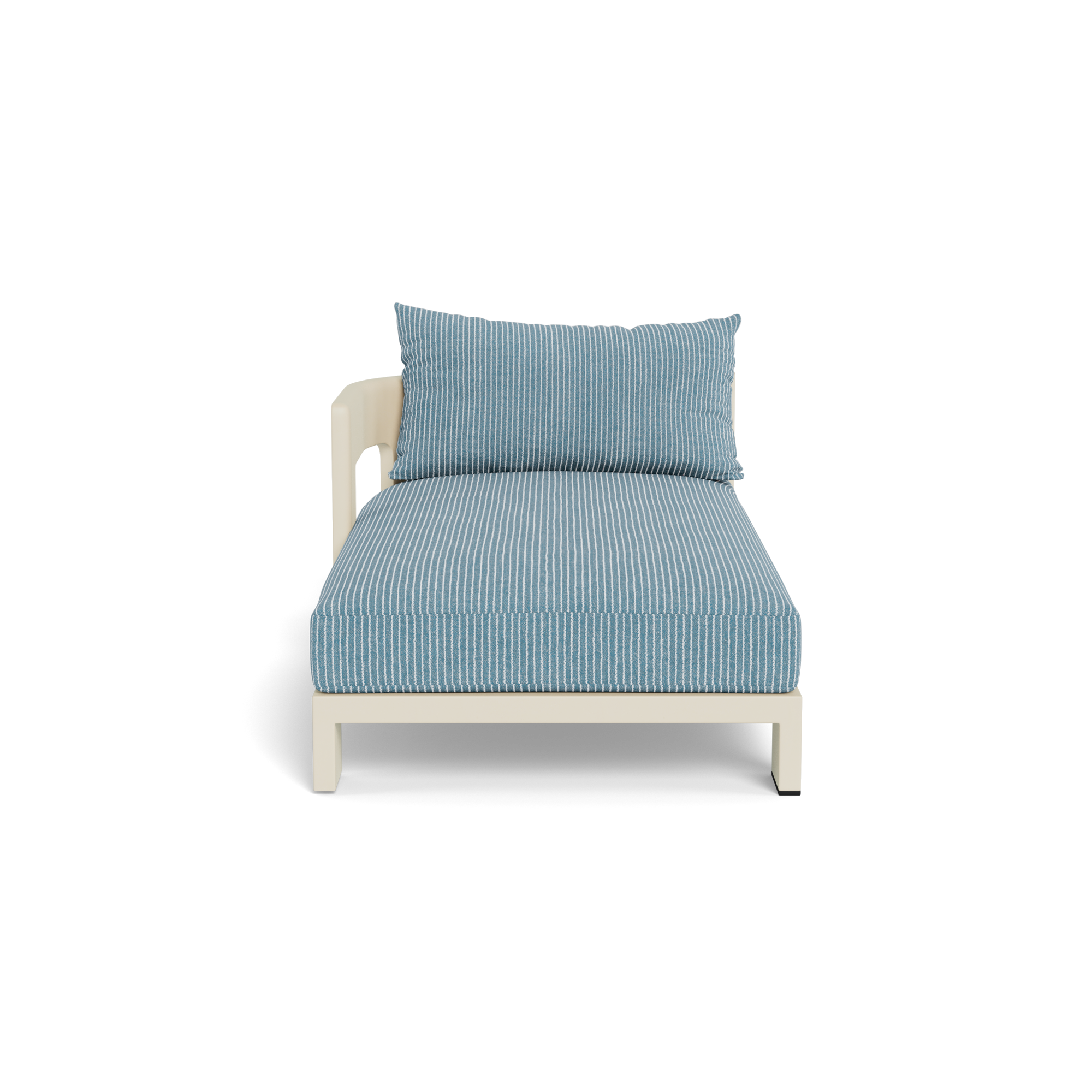 Victoria Aluminum Chaise Left