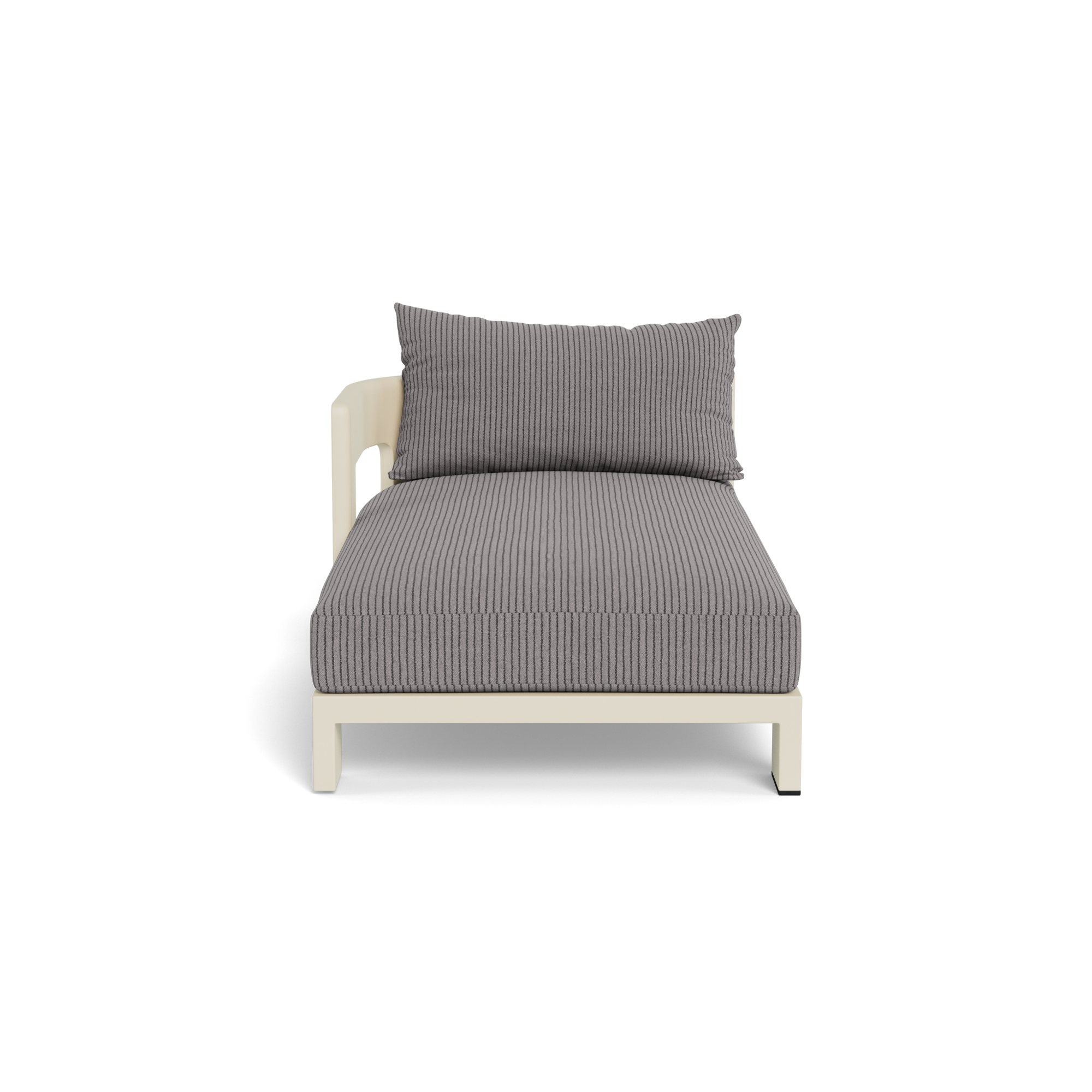 Victoria Aluminum Chaise Left