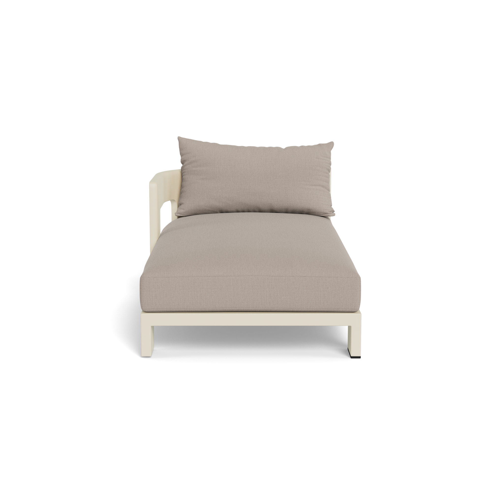 Victoria Aluminum Chaise Left