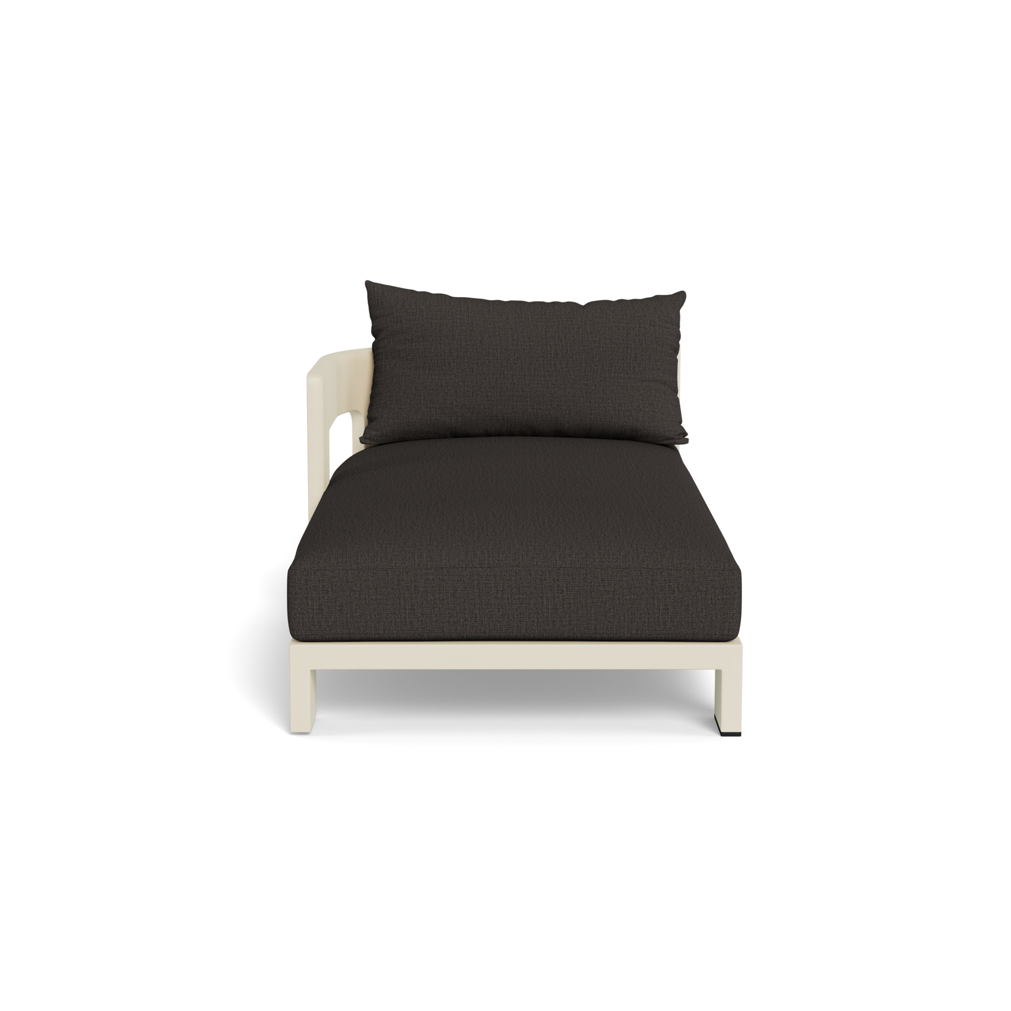 Victoria Aluminum Chaise Left