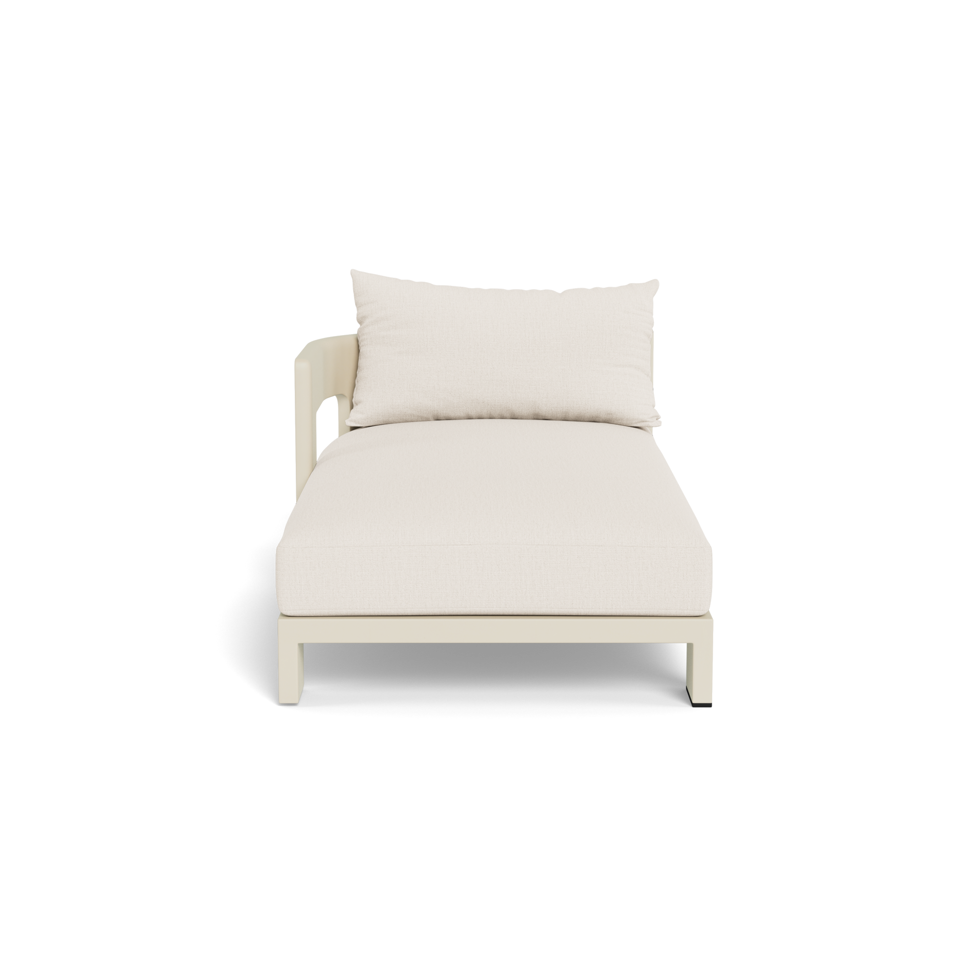 Victoria Aluminum Chaise Left