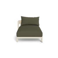 Victoria Aluminum Chaise Left
