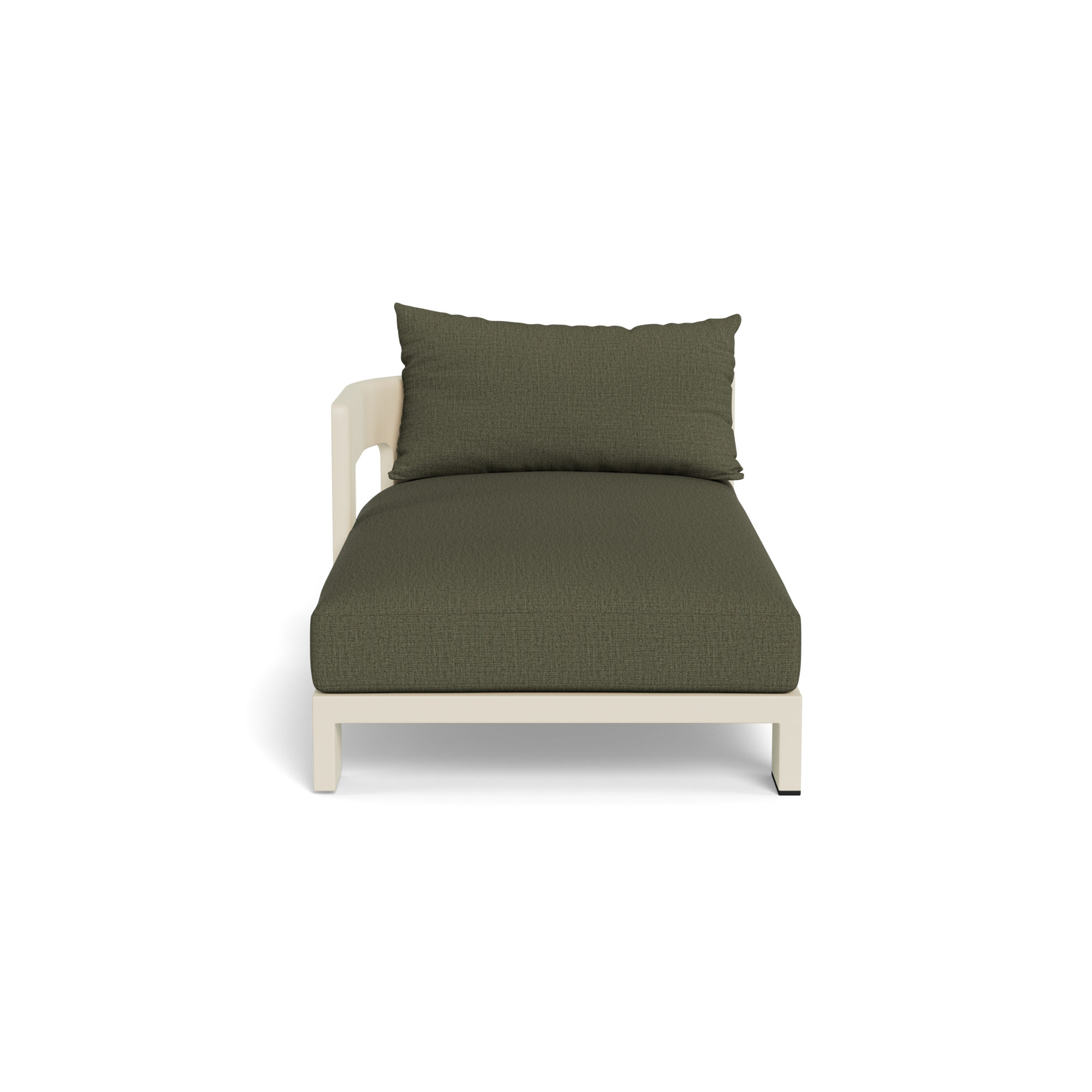 Victoria Aluminum Chaise Left