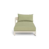 Victoria Aluminum Chaise Left
