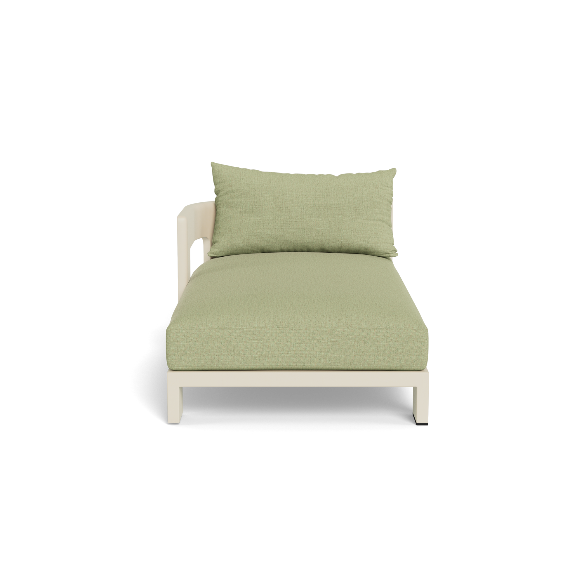Victoria Aluminum Chaise Left