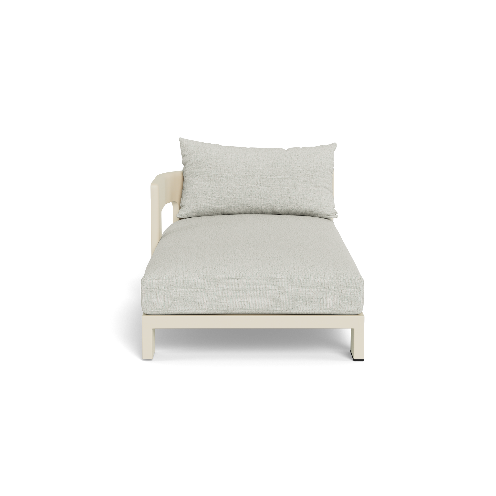 Victoria Aluminum Chaise Left