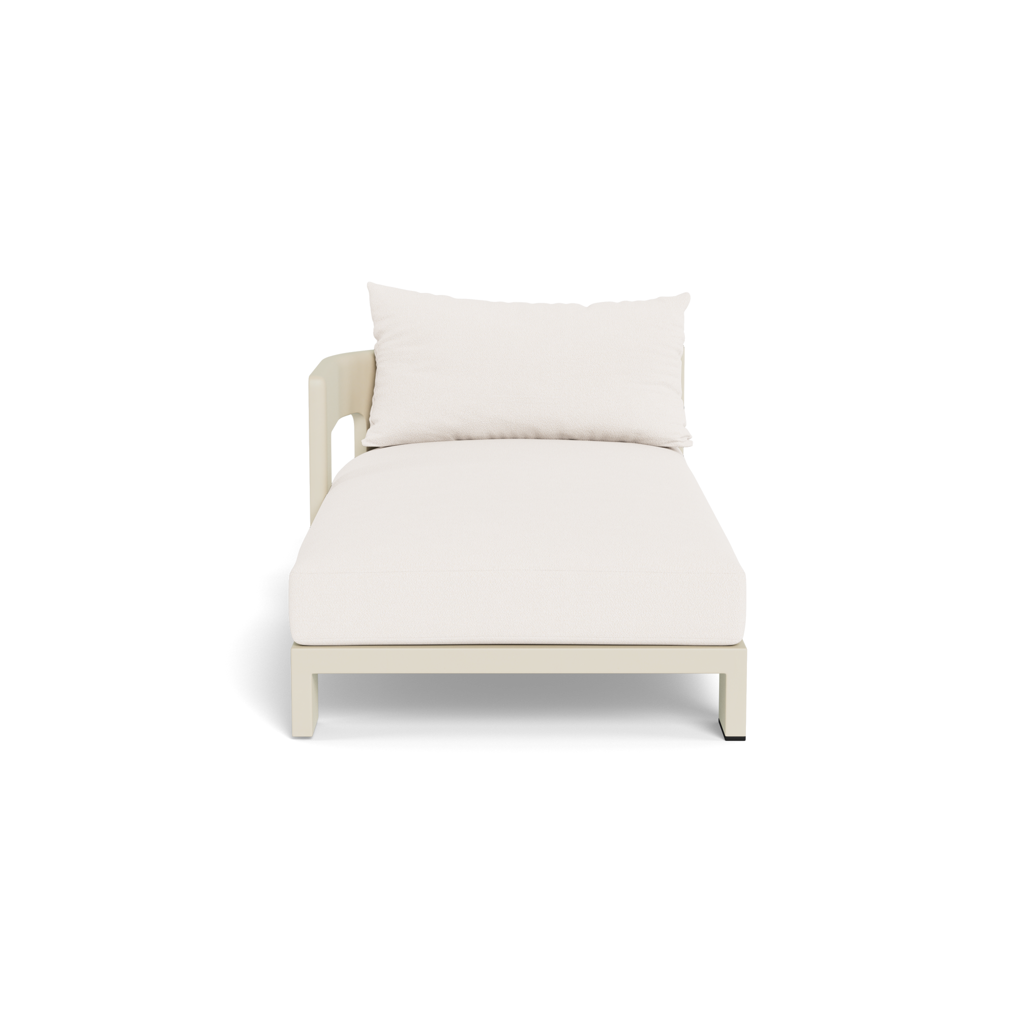 Victoria Aluminum Chaise Left
