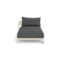 Victoria Aluminum Chaise Left