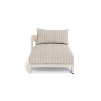 Victoria Aluminum Chaise Left