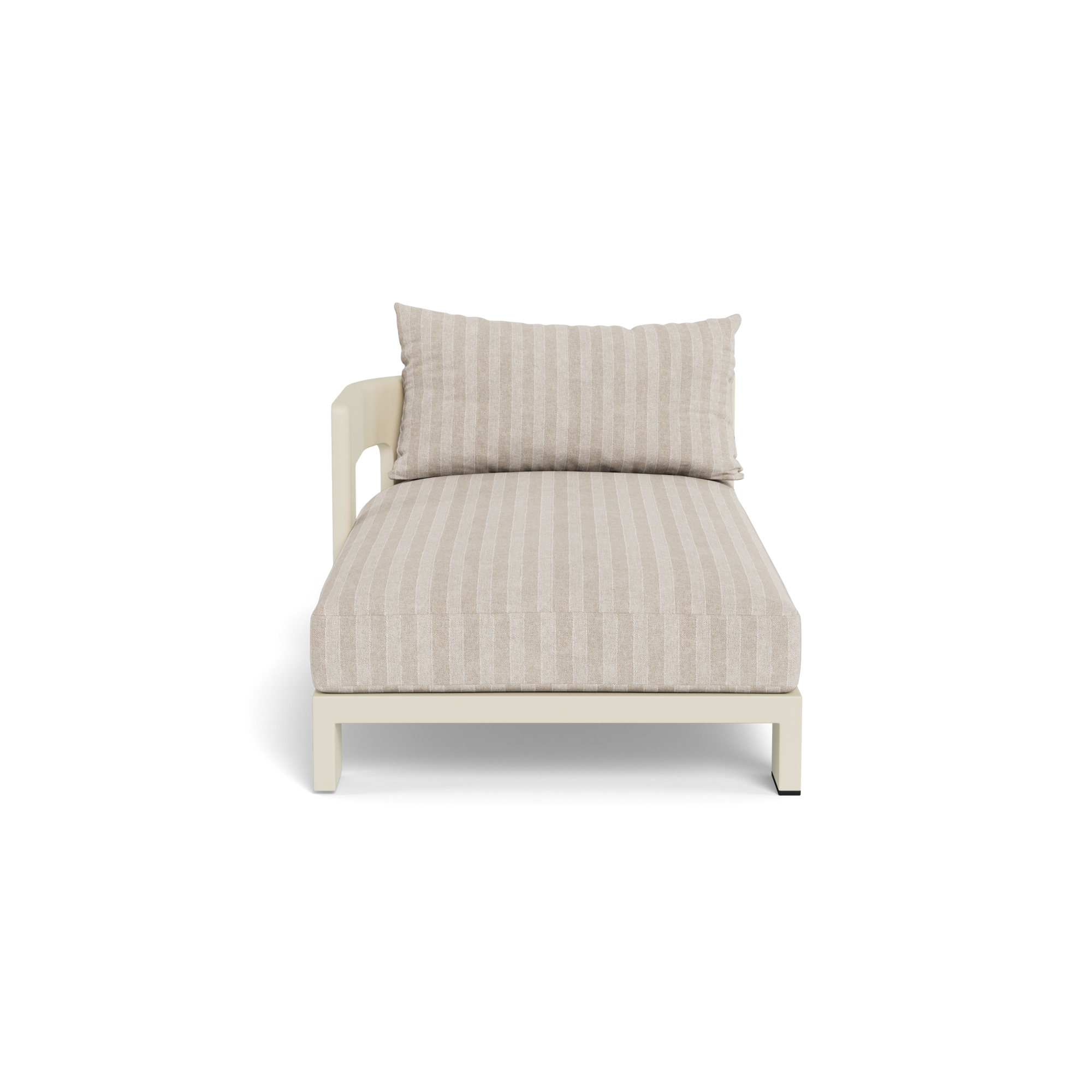 Victoria Aluminum Chaise Left