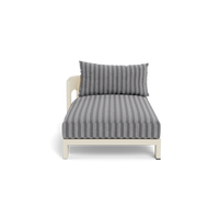 Victoria Aluminum Chaise Left