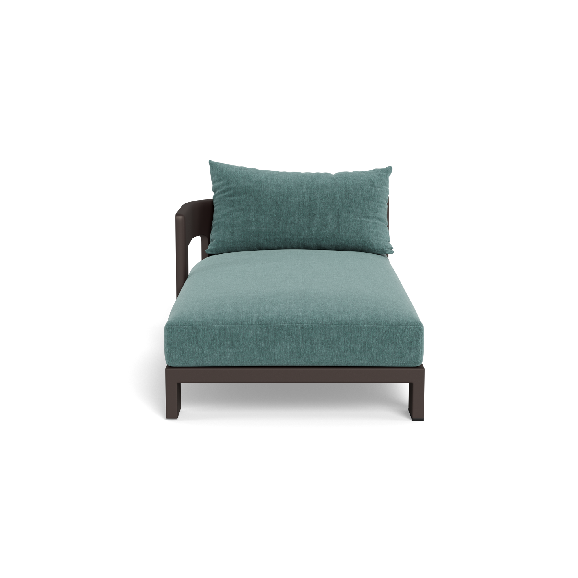 Victoria Aluminum Chaise Left