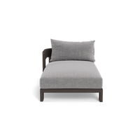 Victoria Aluminum Chaise Left
