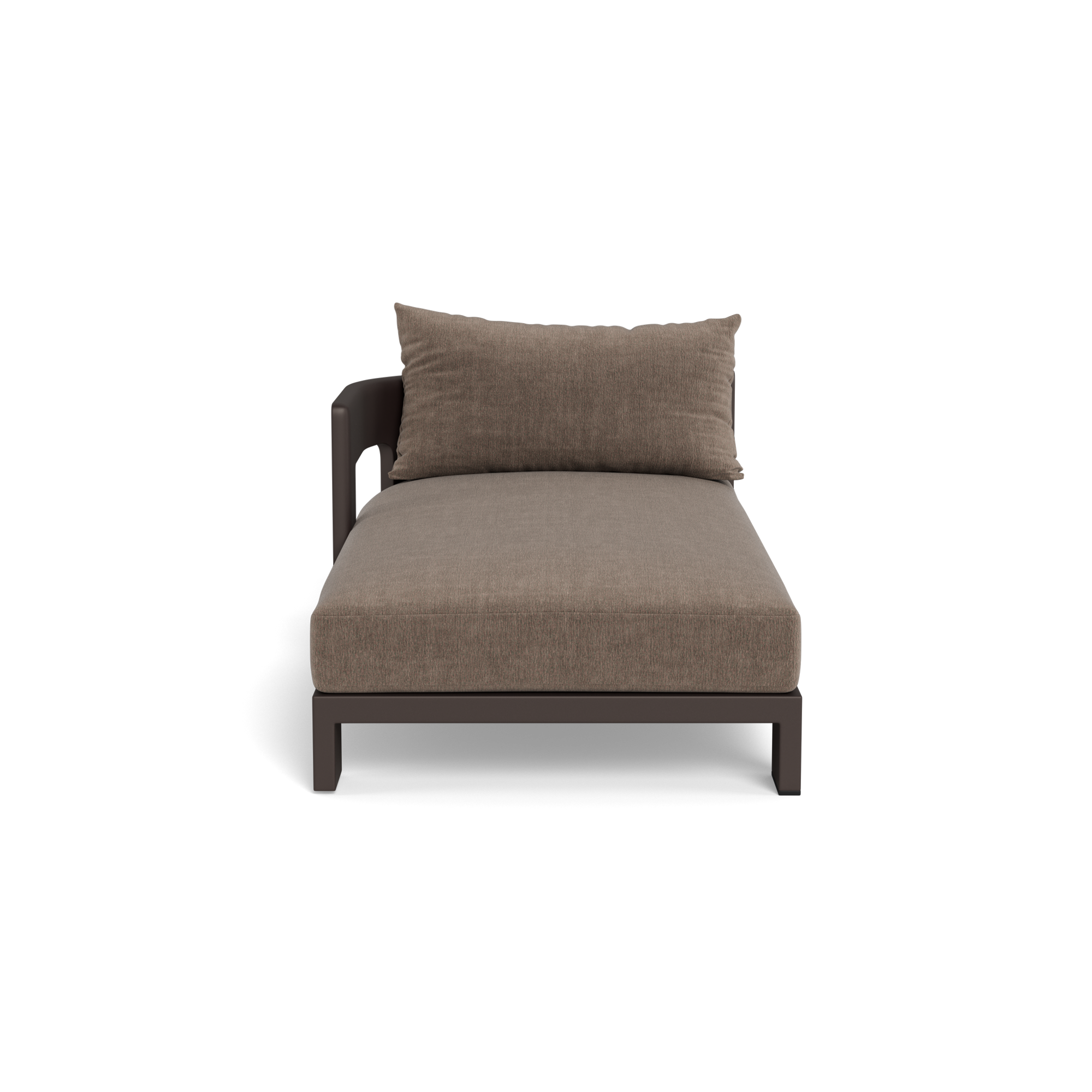 Victoria Aluminum Chaise Left