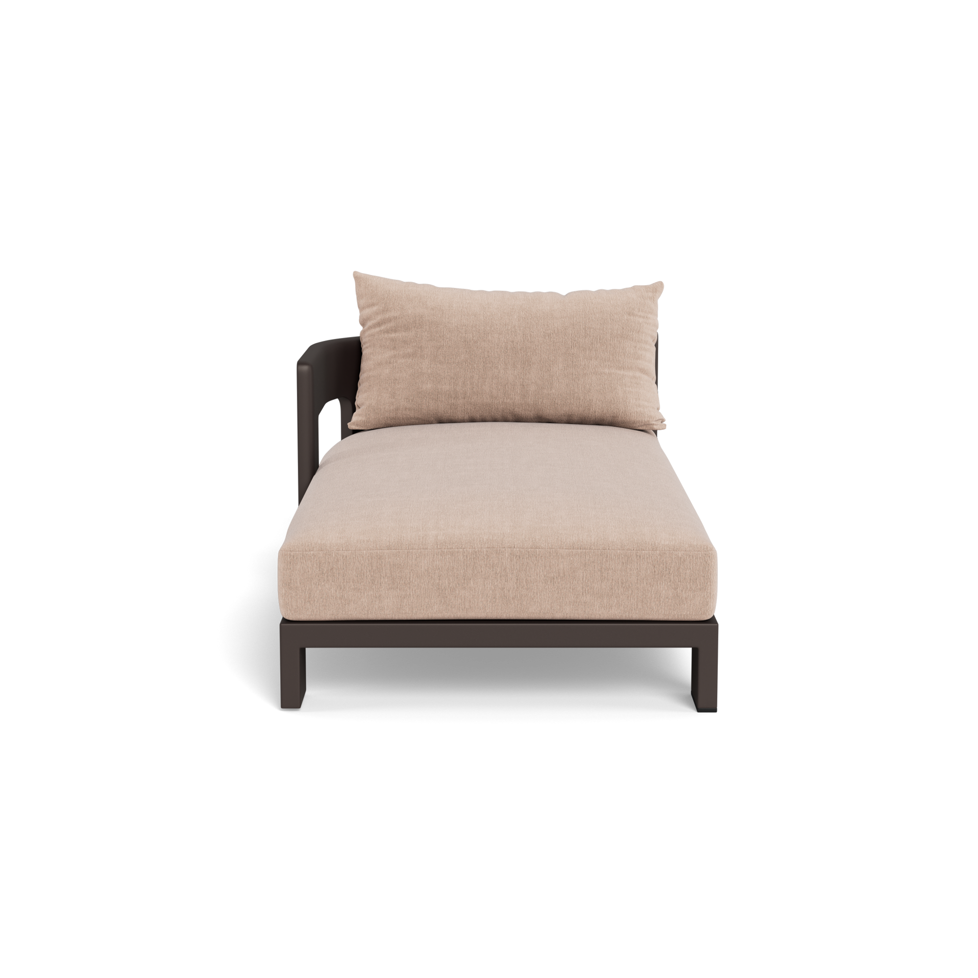 Victoria Aluminum Chaise Left