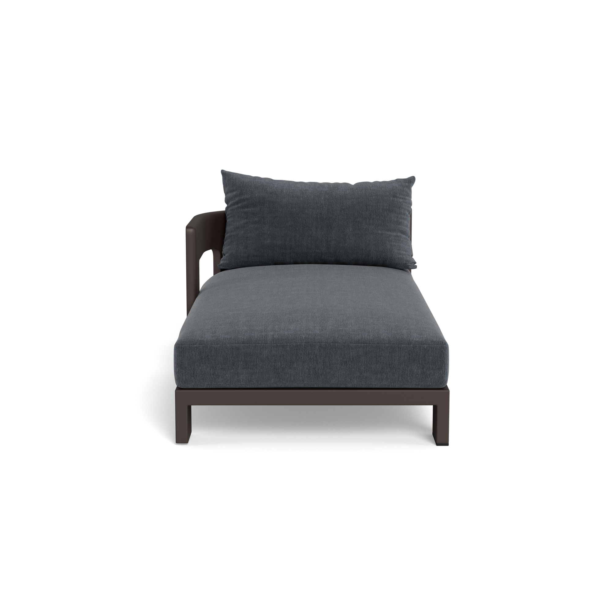 Victoria Aluminum Chaise Left