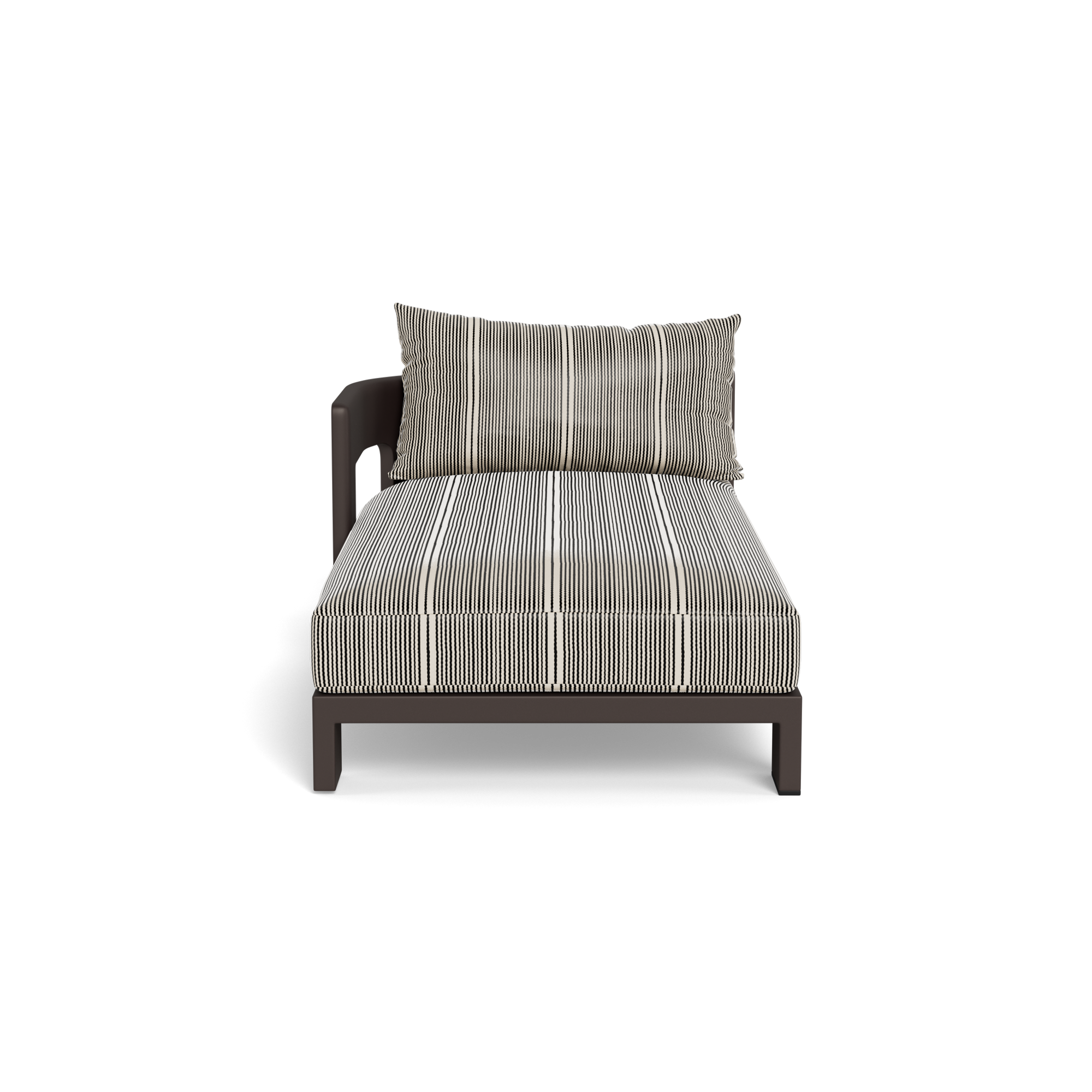 Victoria Aluminum Chaise Left
