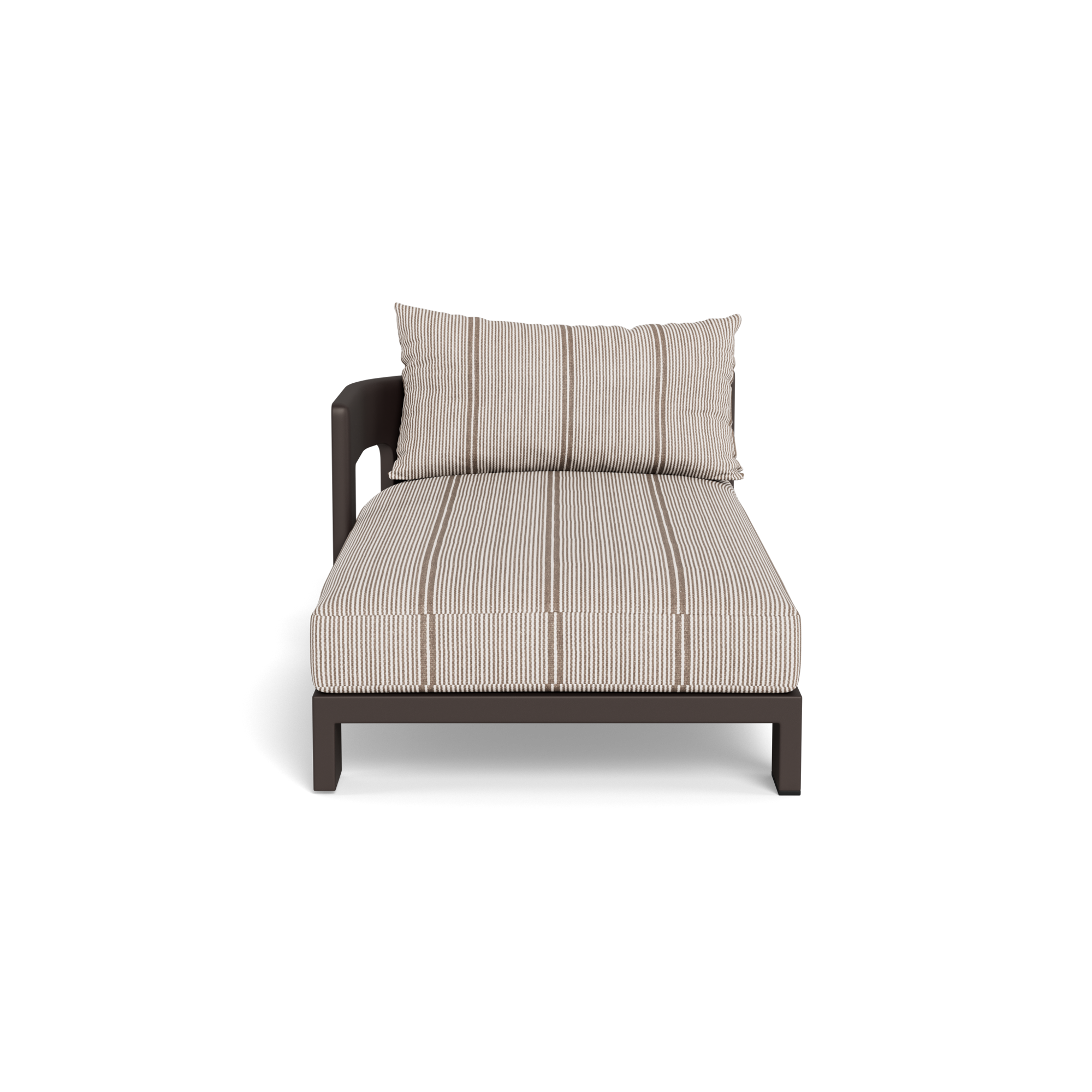 Victoria Aluminum Chaise Left