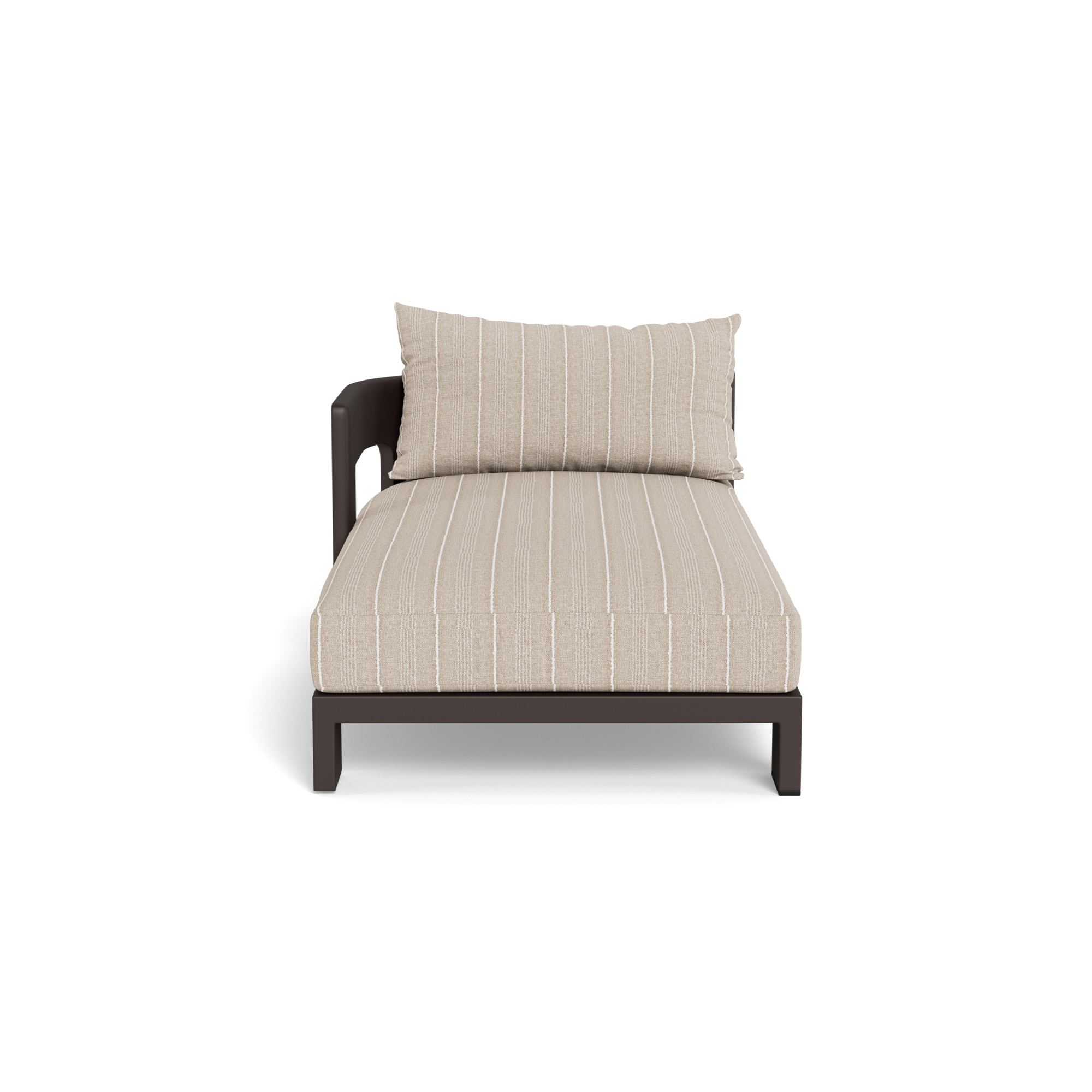 Victoria Aluminum Chaise Left