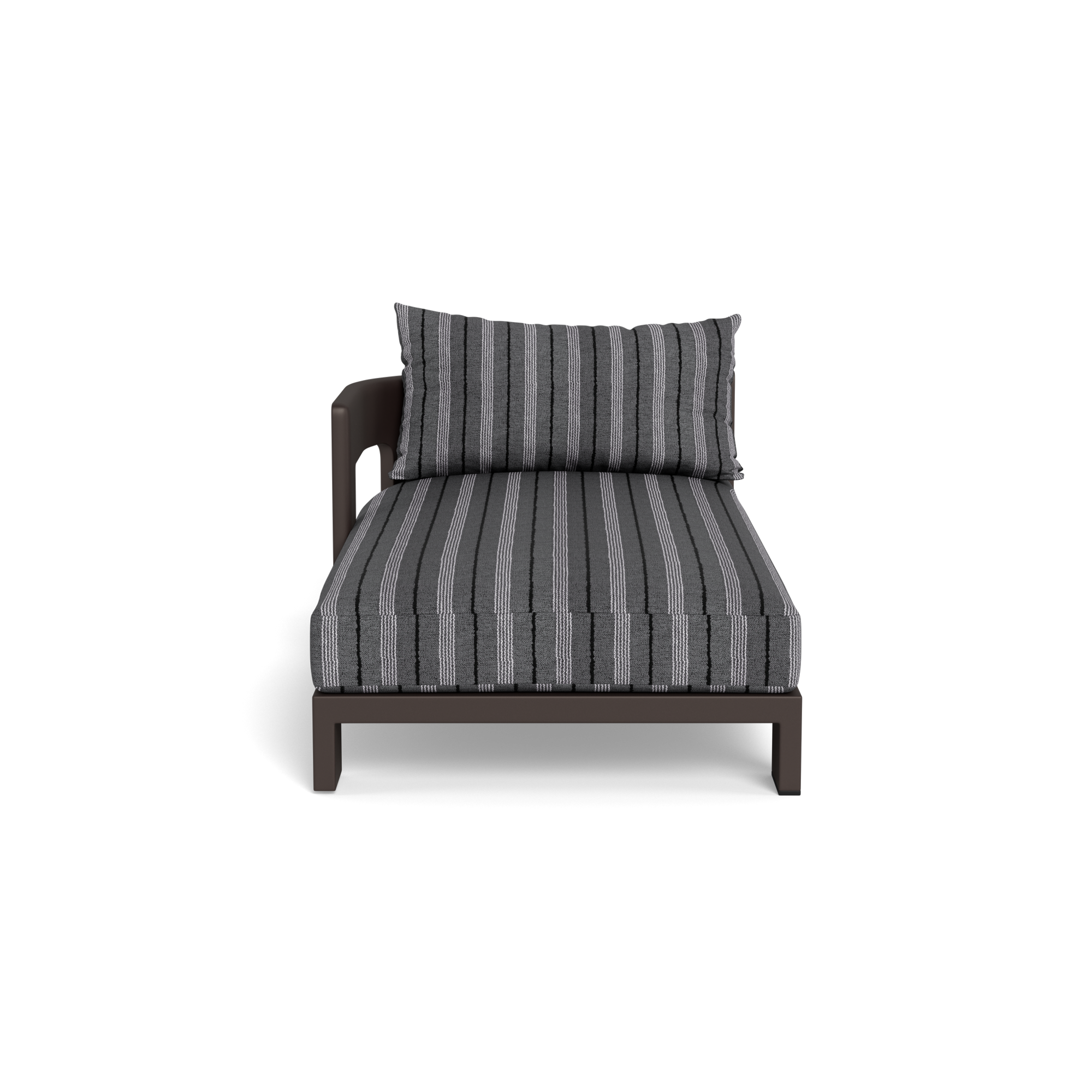 Victoria Aluminum Chaise Left