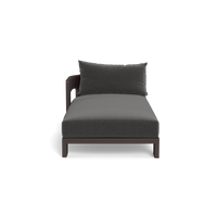 Victoria Aluminum Chaise Left