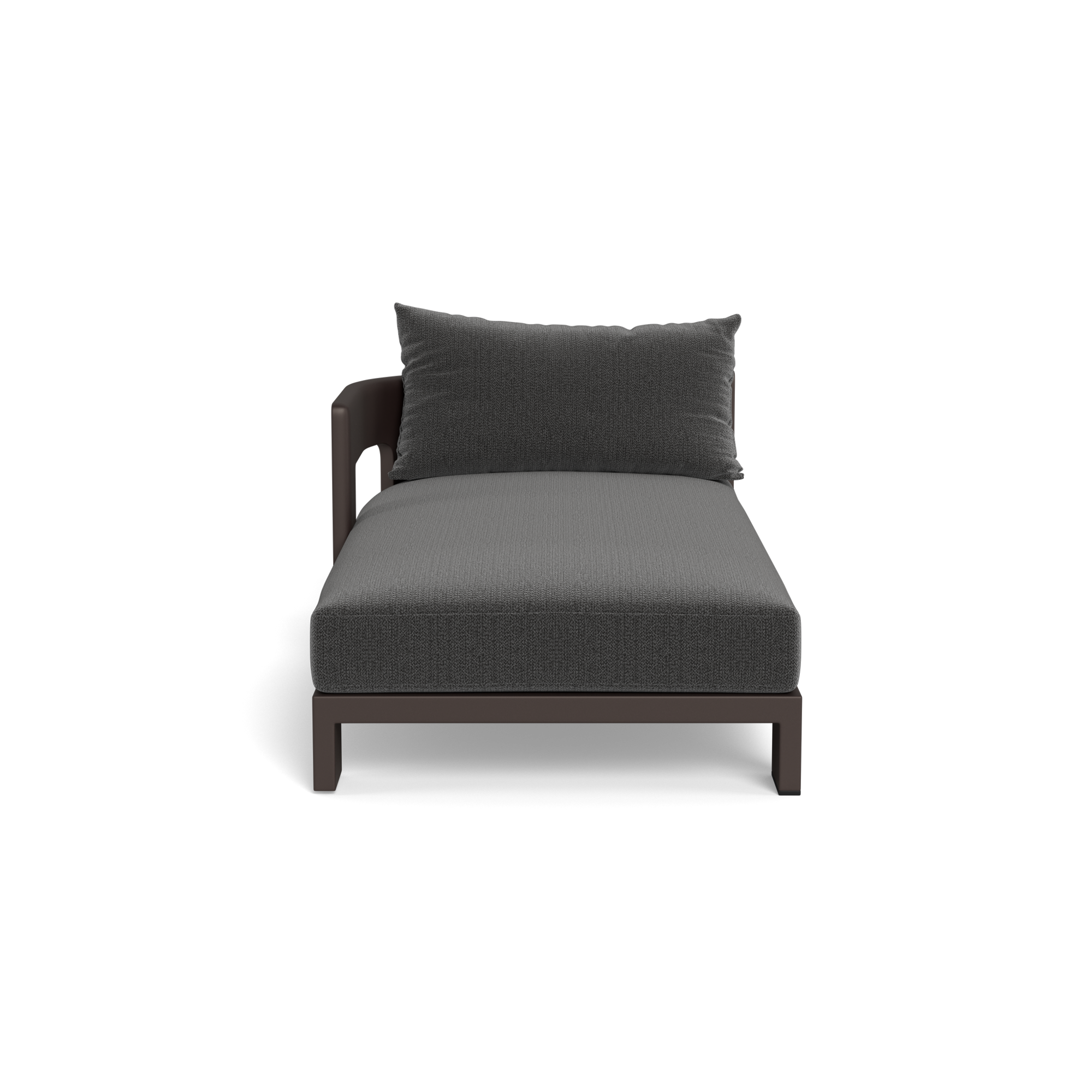 Victoria Aluminum Chaise Left
