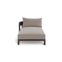 Victoria Aluminum Chaise Left