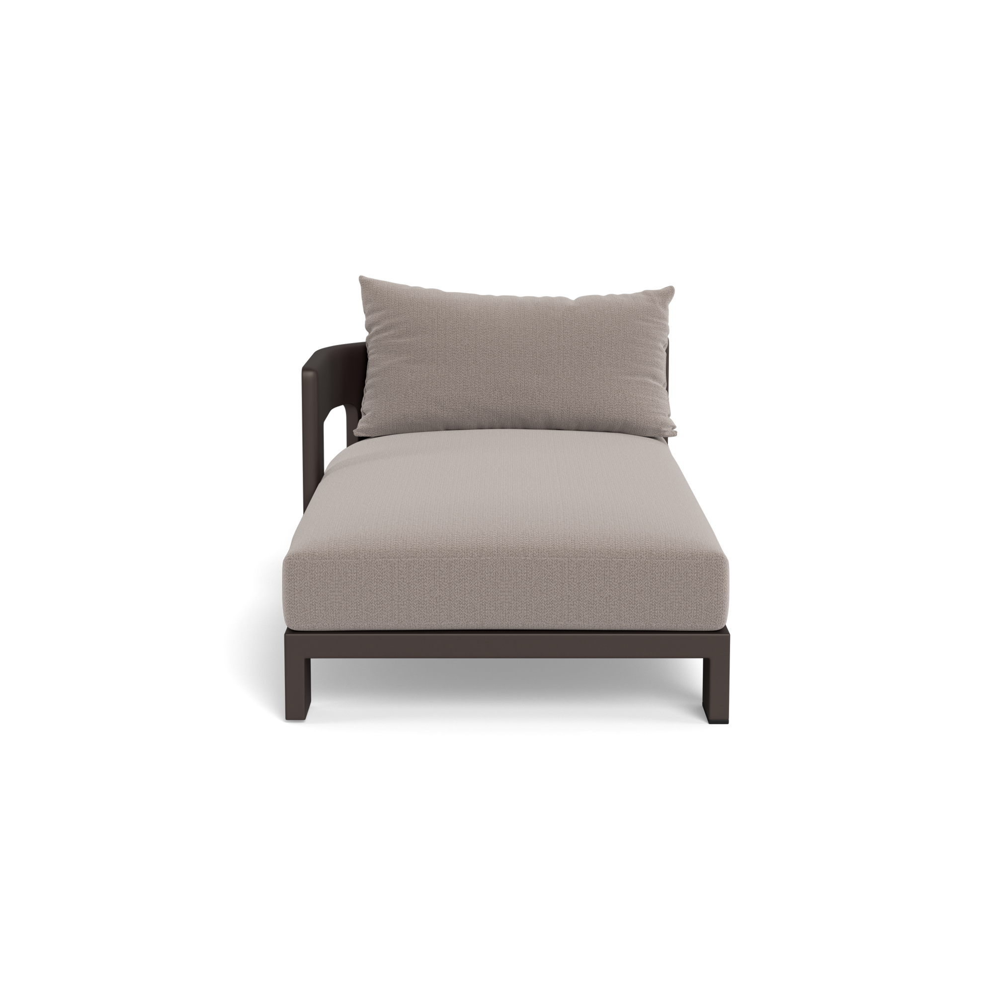 Victoria Aluminum Chaise Left