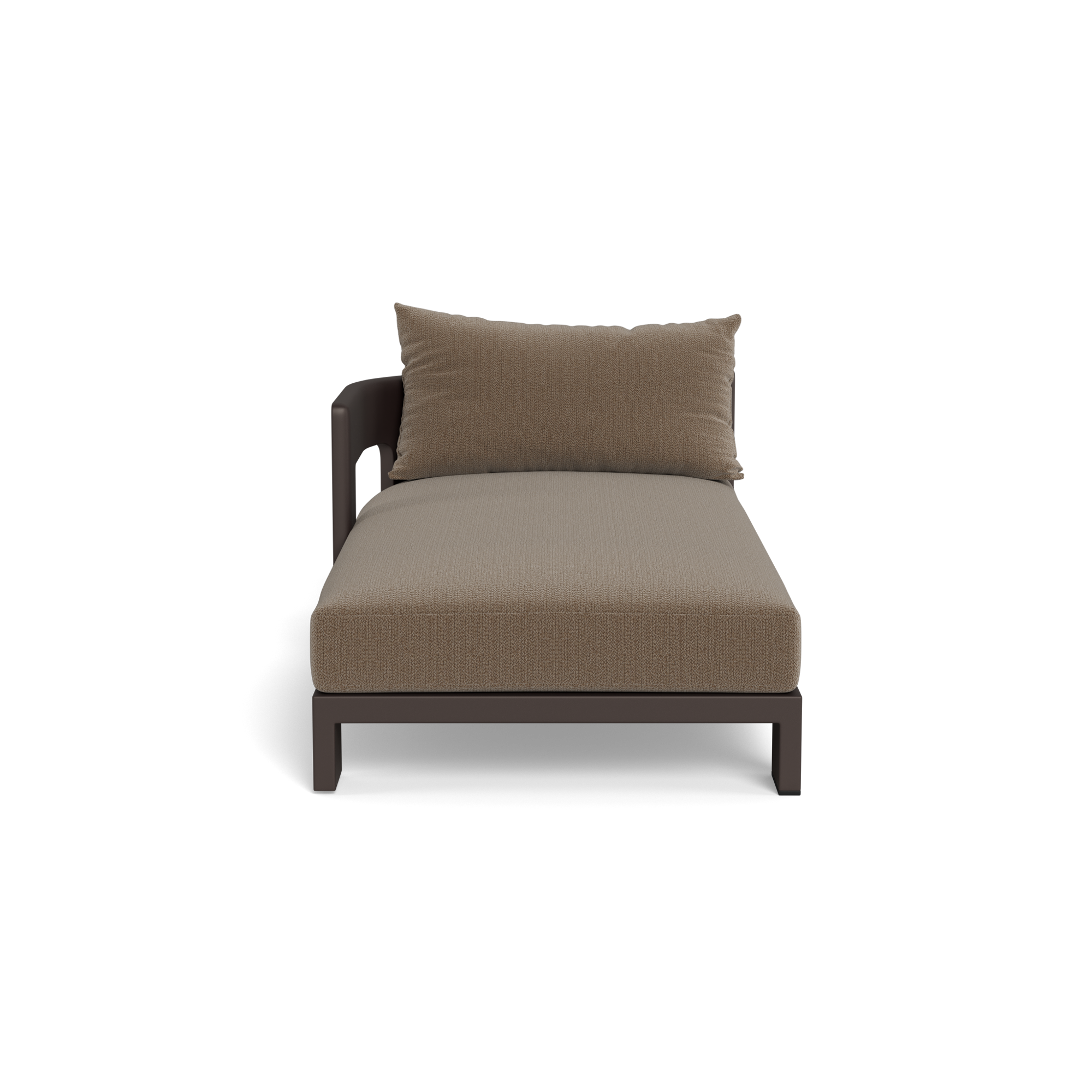 Victoria Aluminum Chaise Left