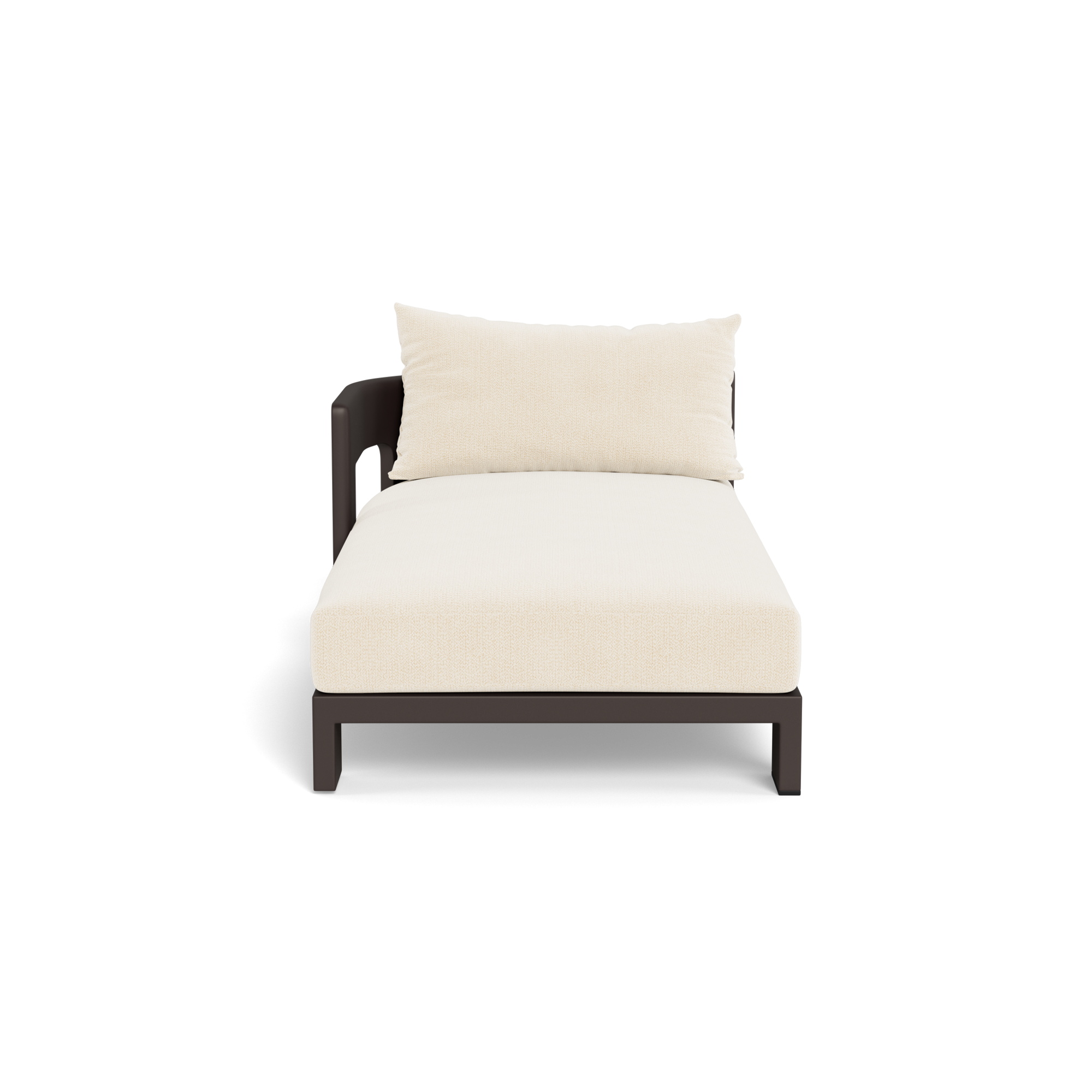 Victoria Aluminum Chaise Left