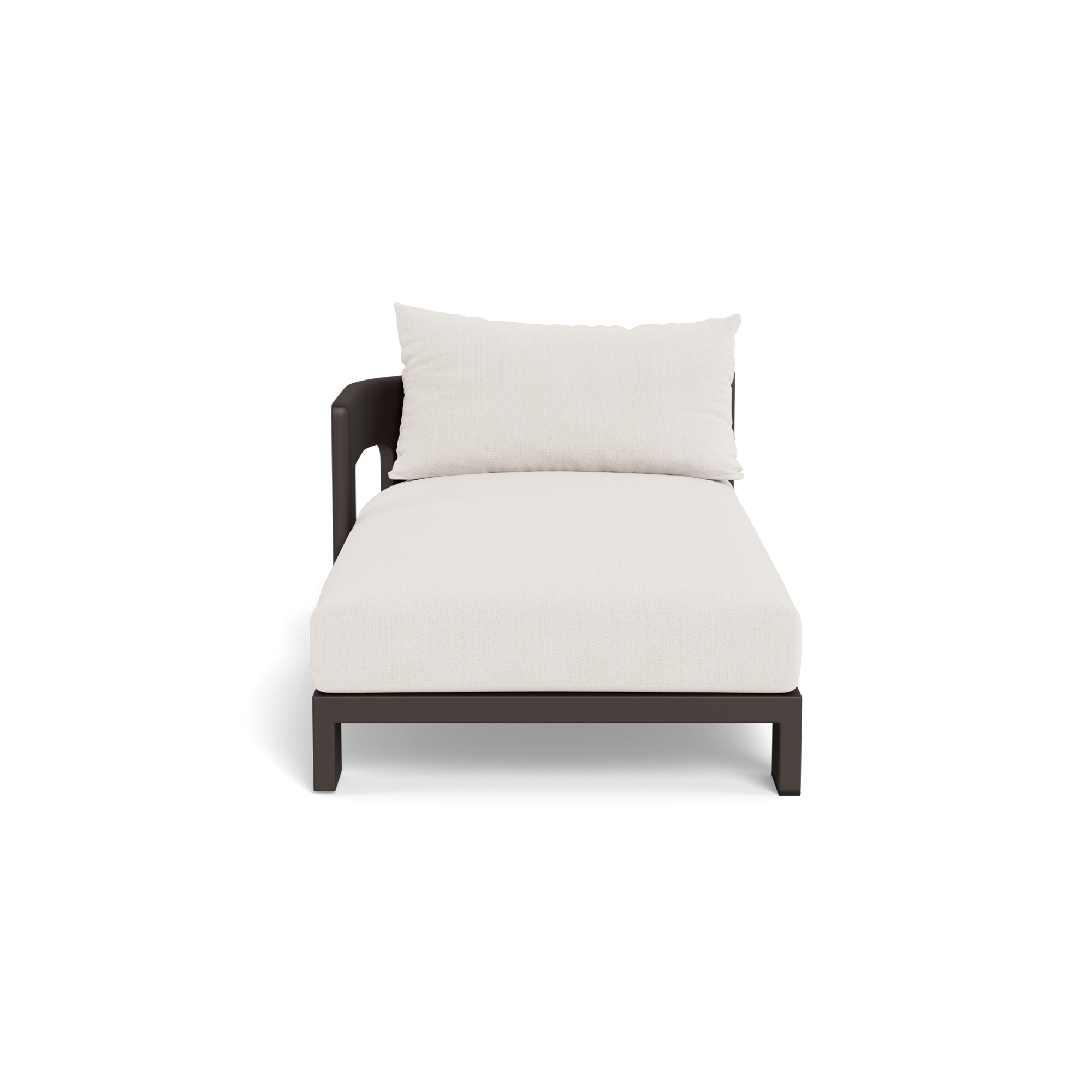 Victoria Aluminum Chaise Left