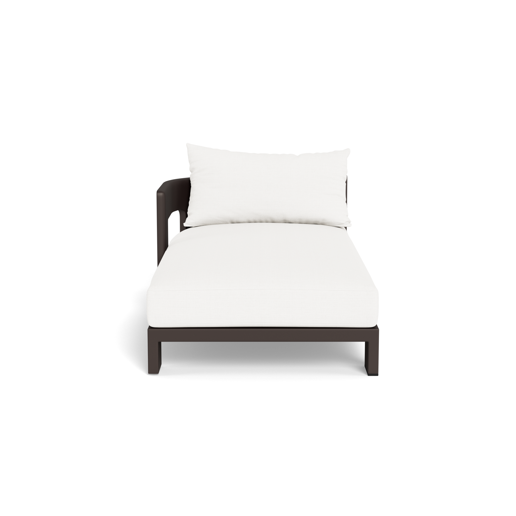 Victoria Aluminum Chaise Left