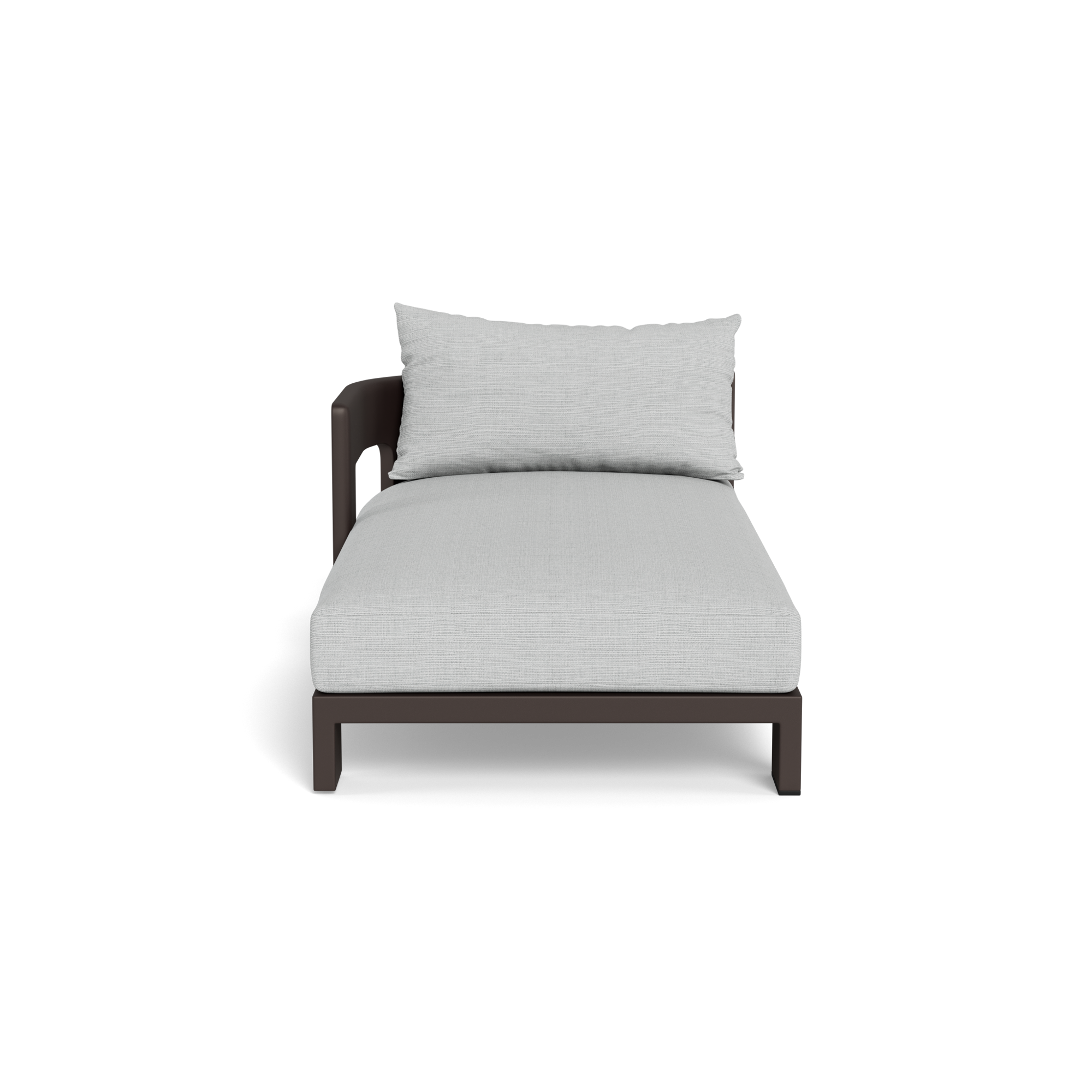 Victoria Aluminum Chaise Left