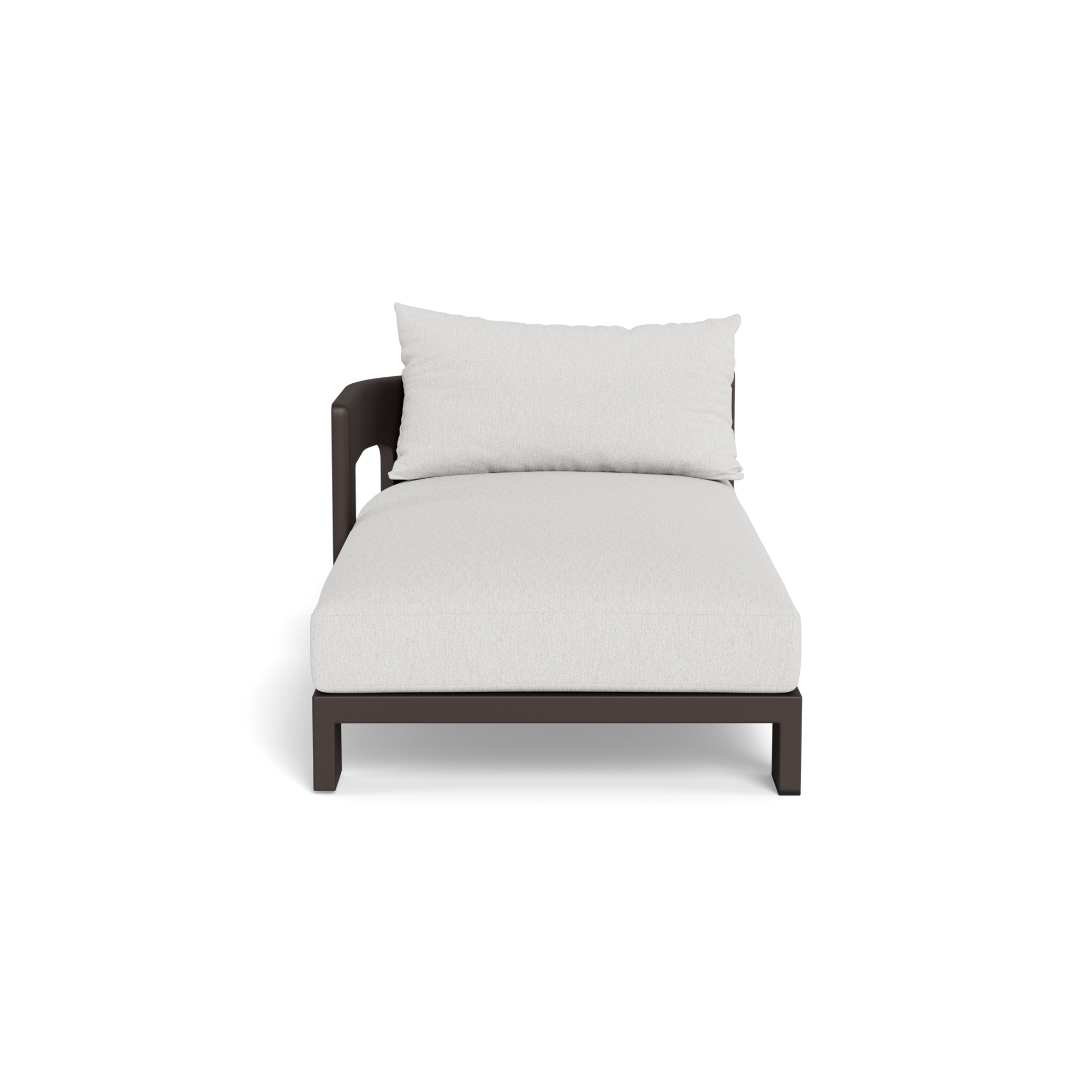 Victoria Aluminum Chaise Left