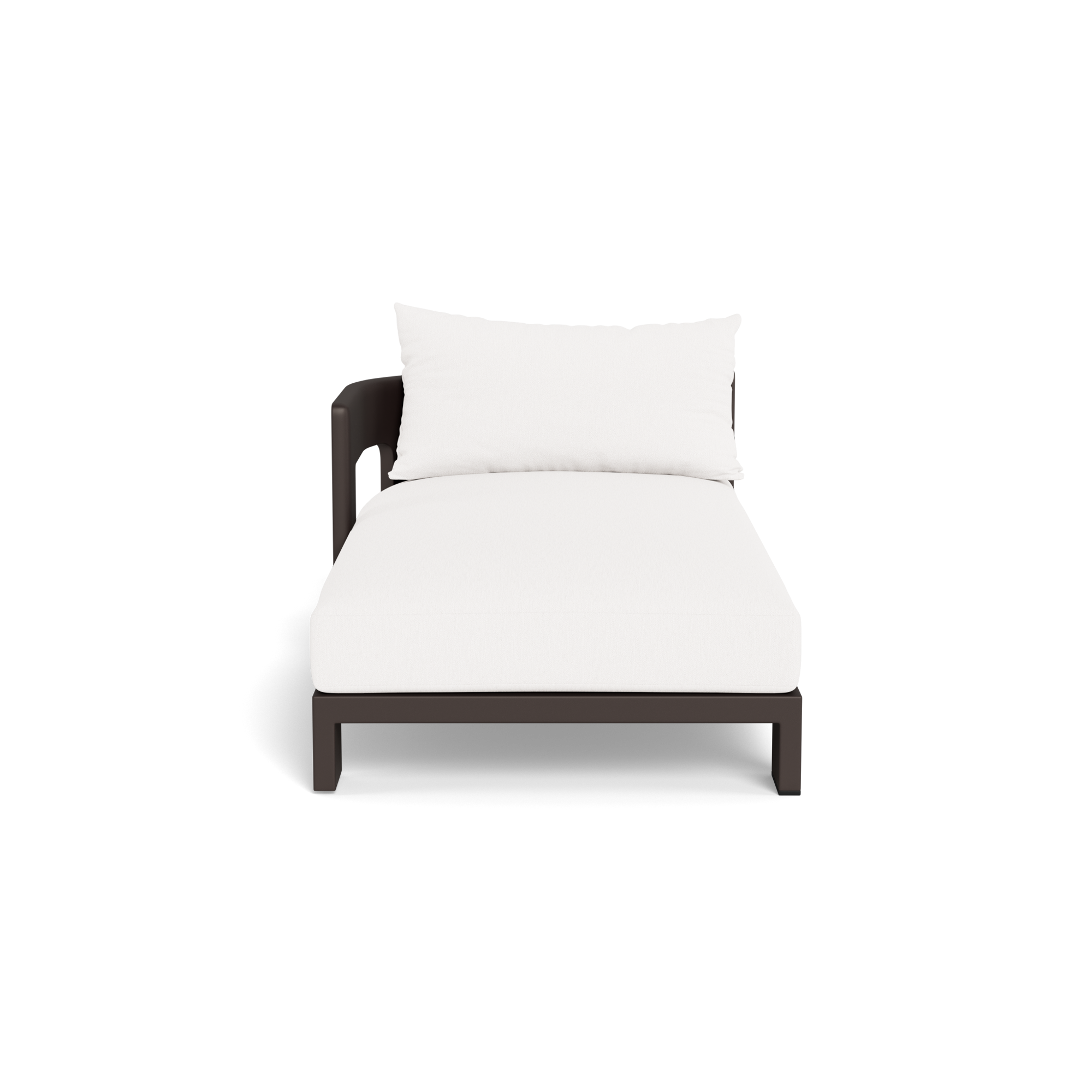 Victoria Aluminum Chaise Left