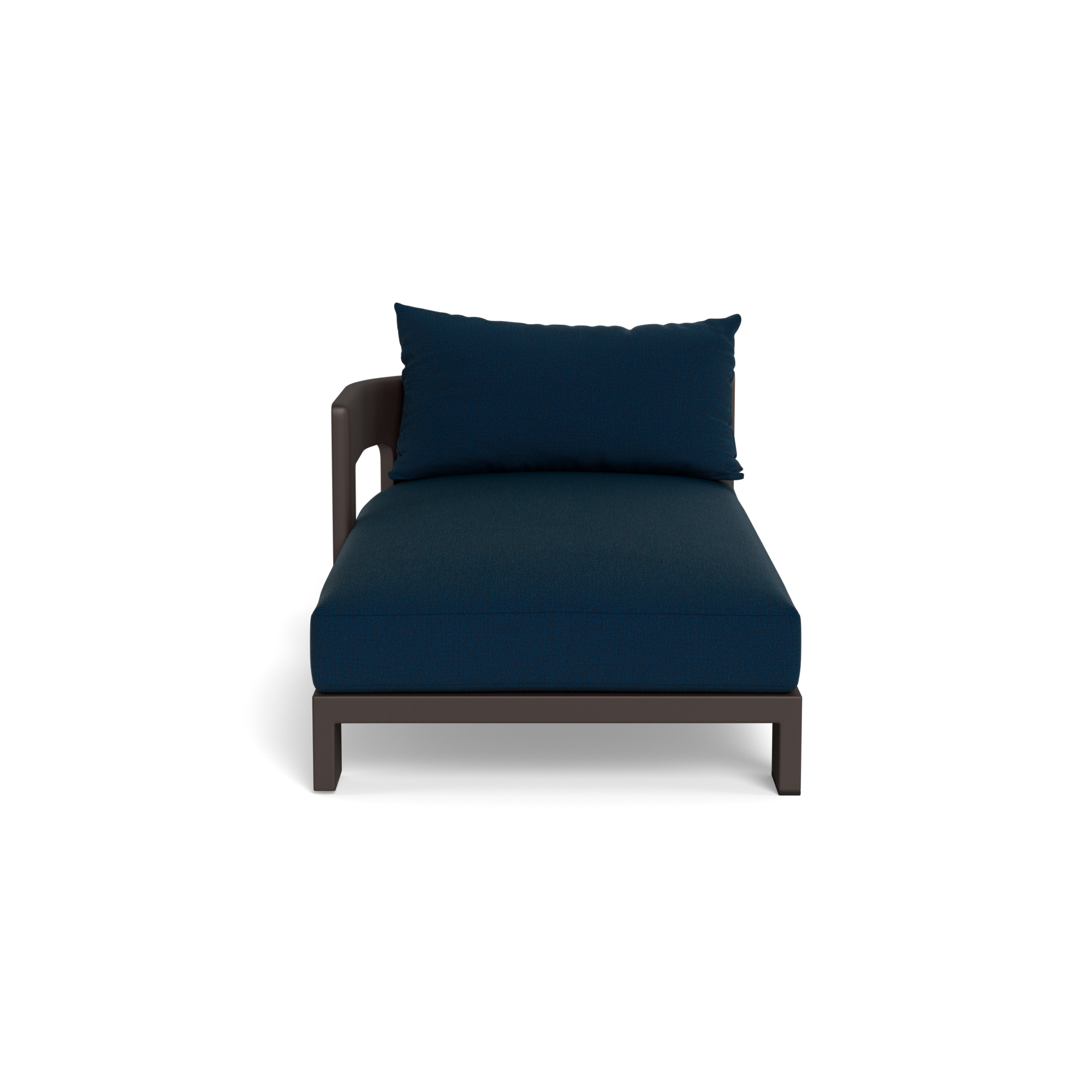 Victoria Aluminum Chaise Left