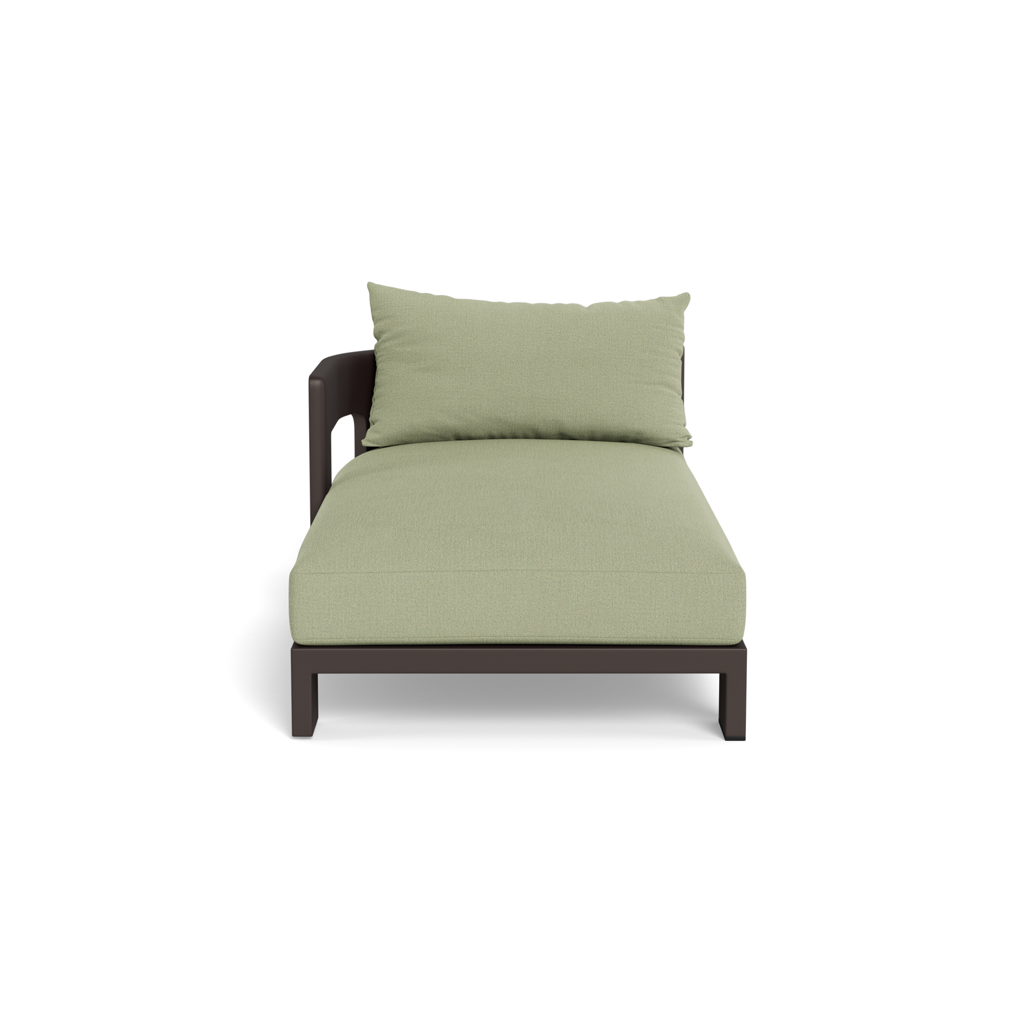 Victoria Aluminum Chaise Left