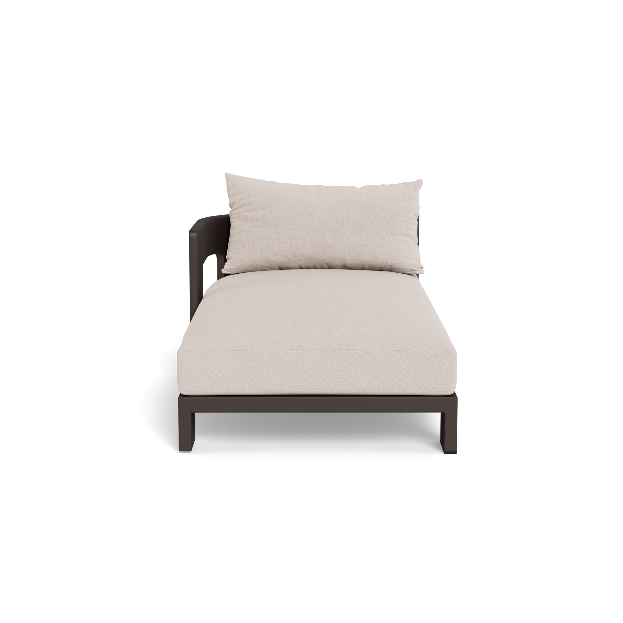 Victoria Aluminum Chaise Left