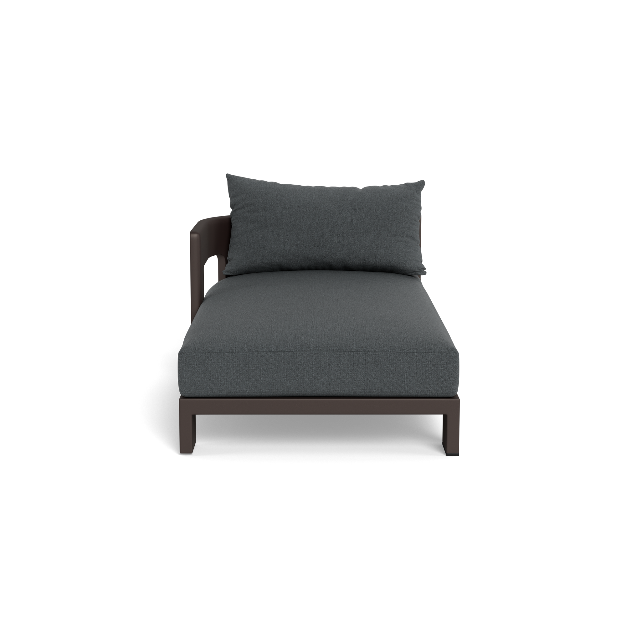 Victoria Aluminum Chaise Left