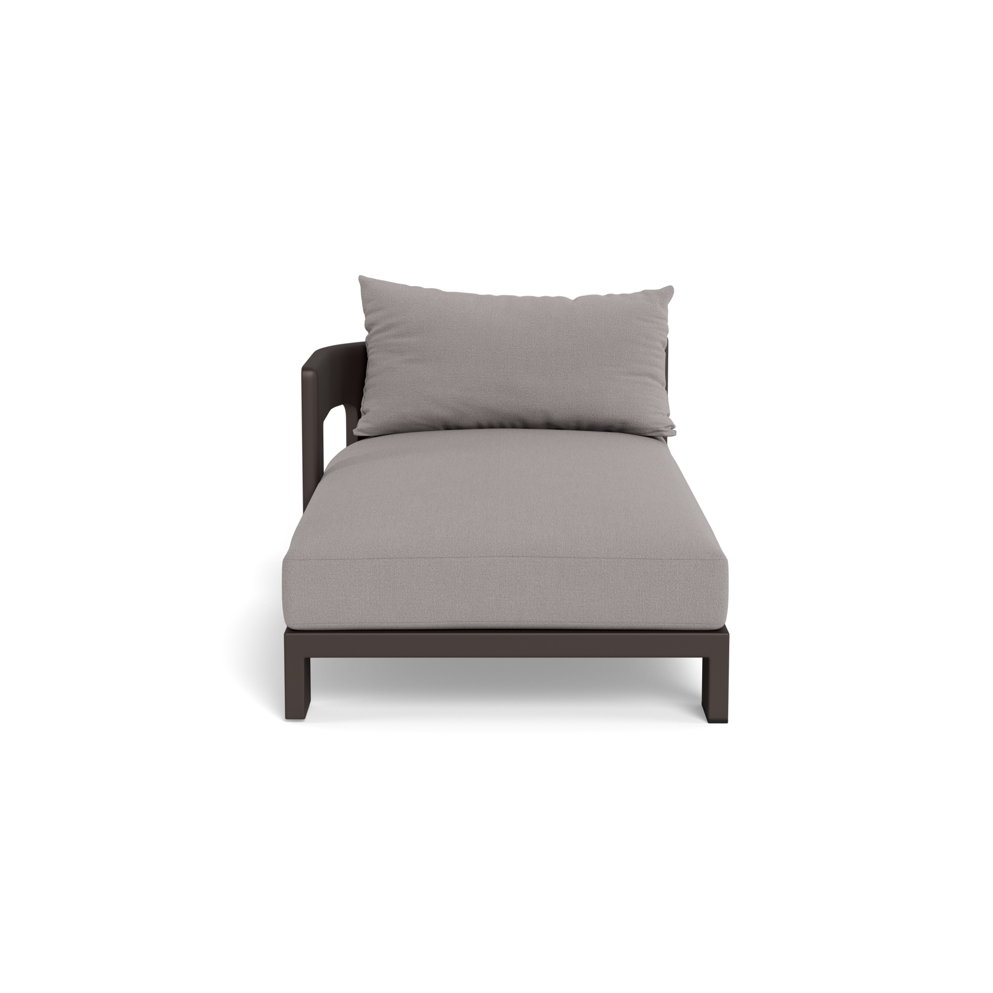 Victoria Aluminum Chaise Left