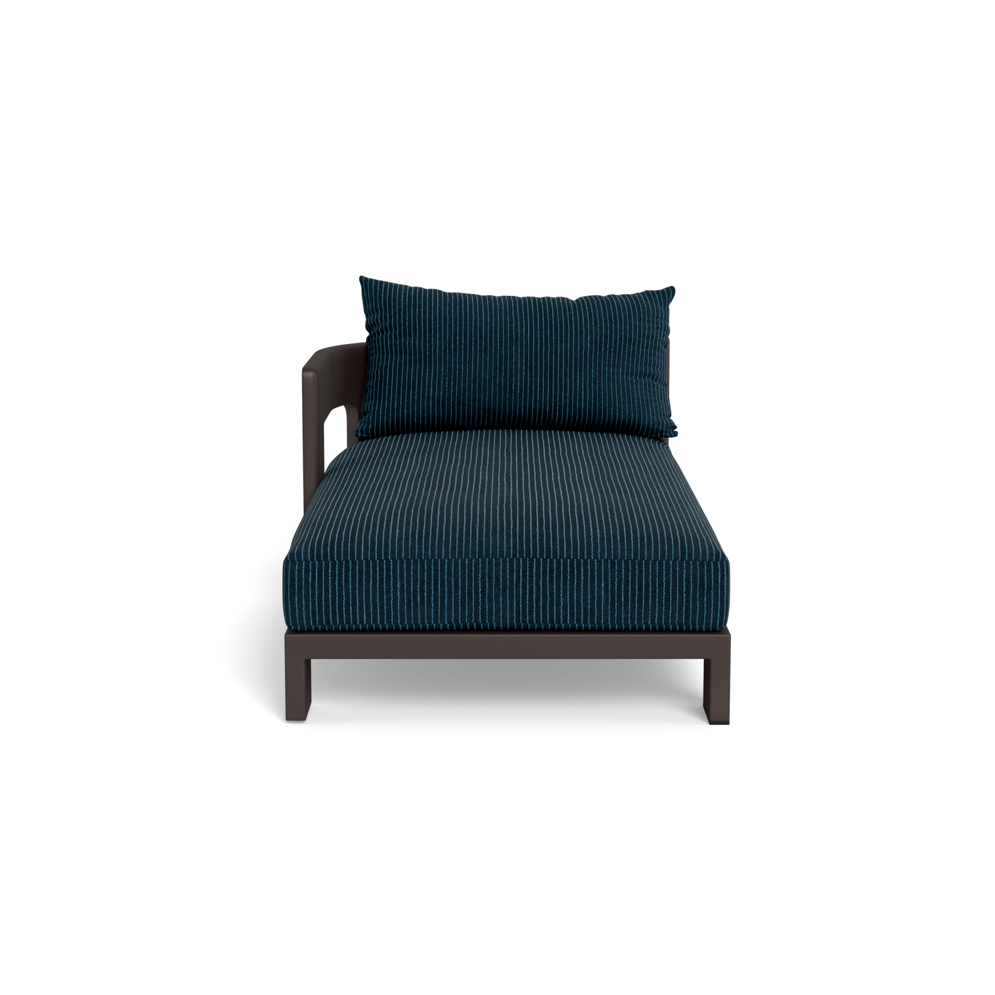 Victoria Aluminum Chaise Left