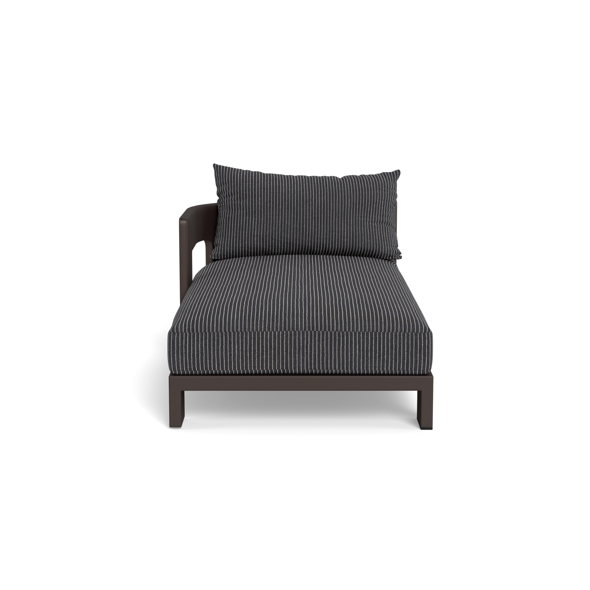 Victoria Aluminum Chaise Left
