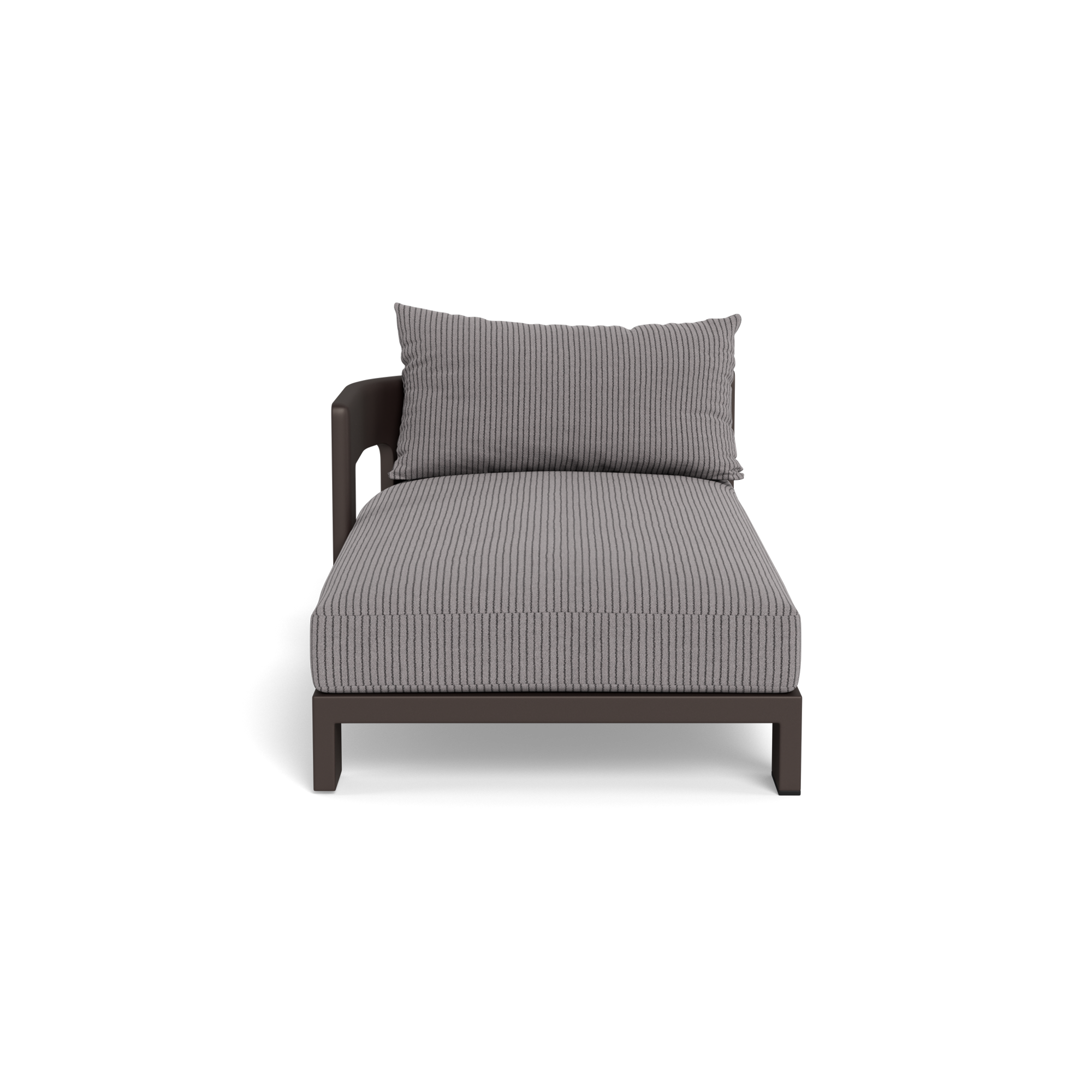 Victoria Aluminum Chaise Left