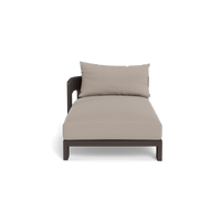 Victoria Aluminum Chaise Left
