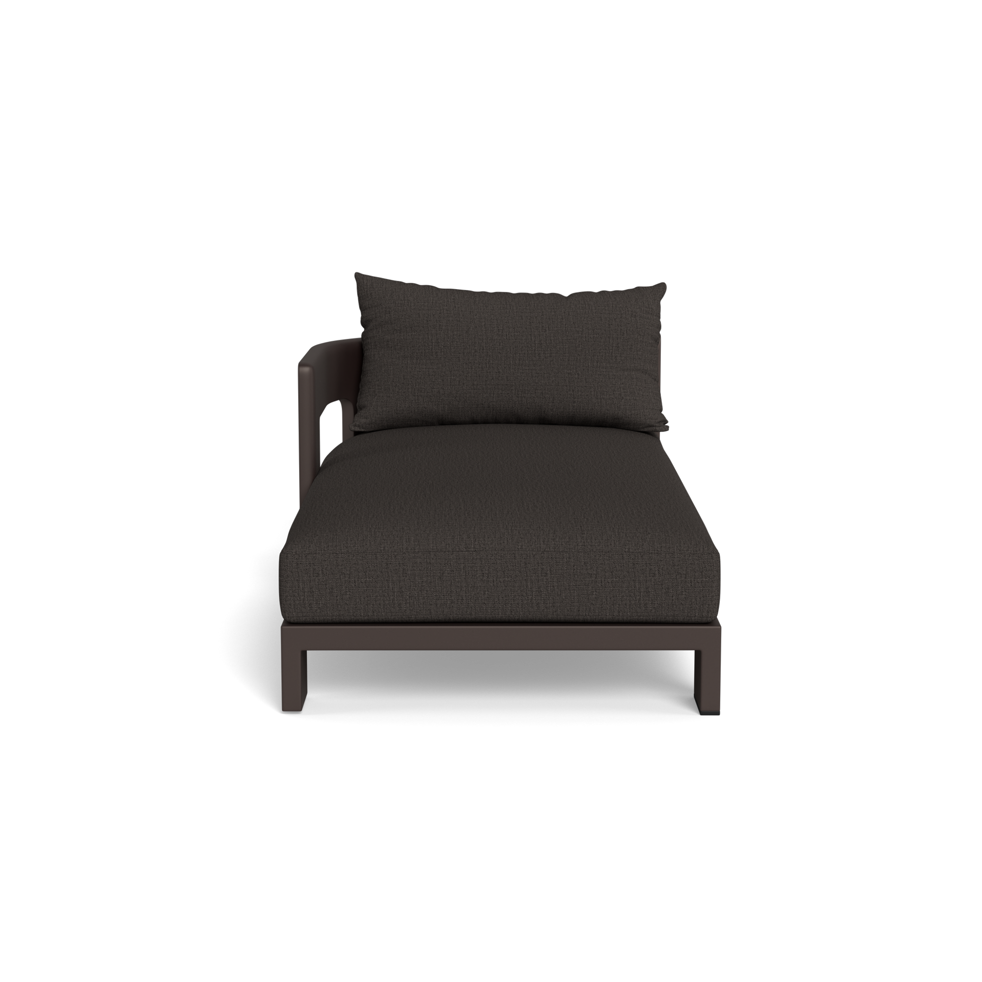 Victoria Aluminum Chaise Left