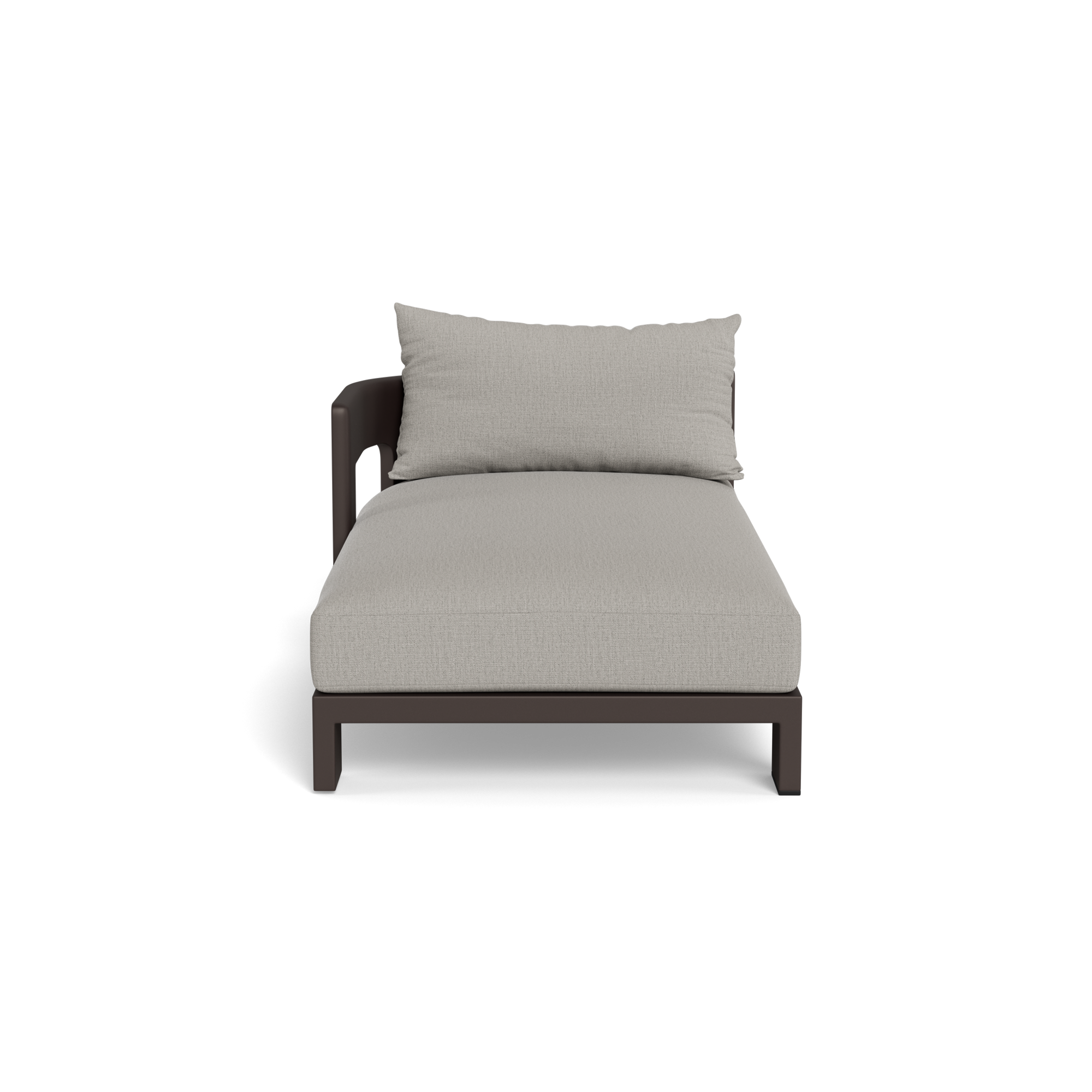 Victoria Aluminum Chaise Left
