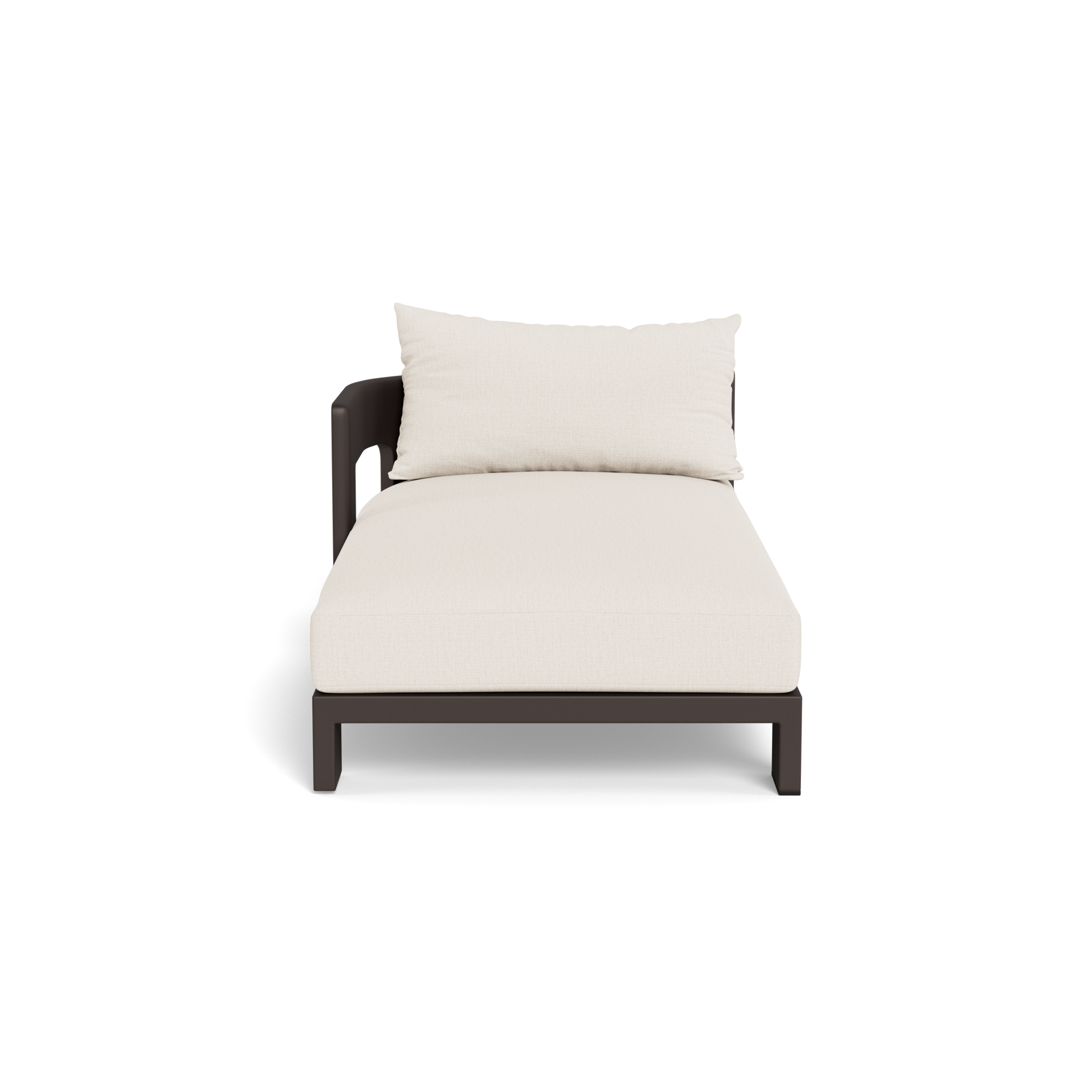 Victoria Aluminum Chaise Left