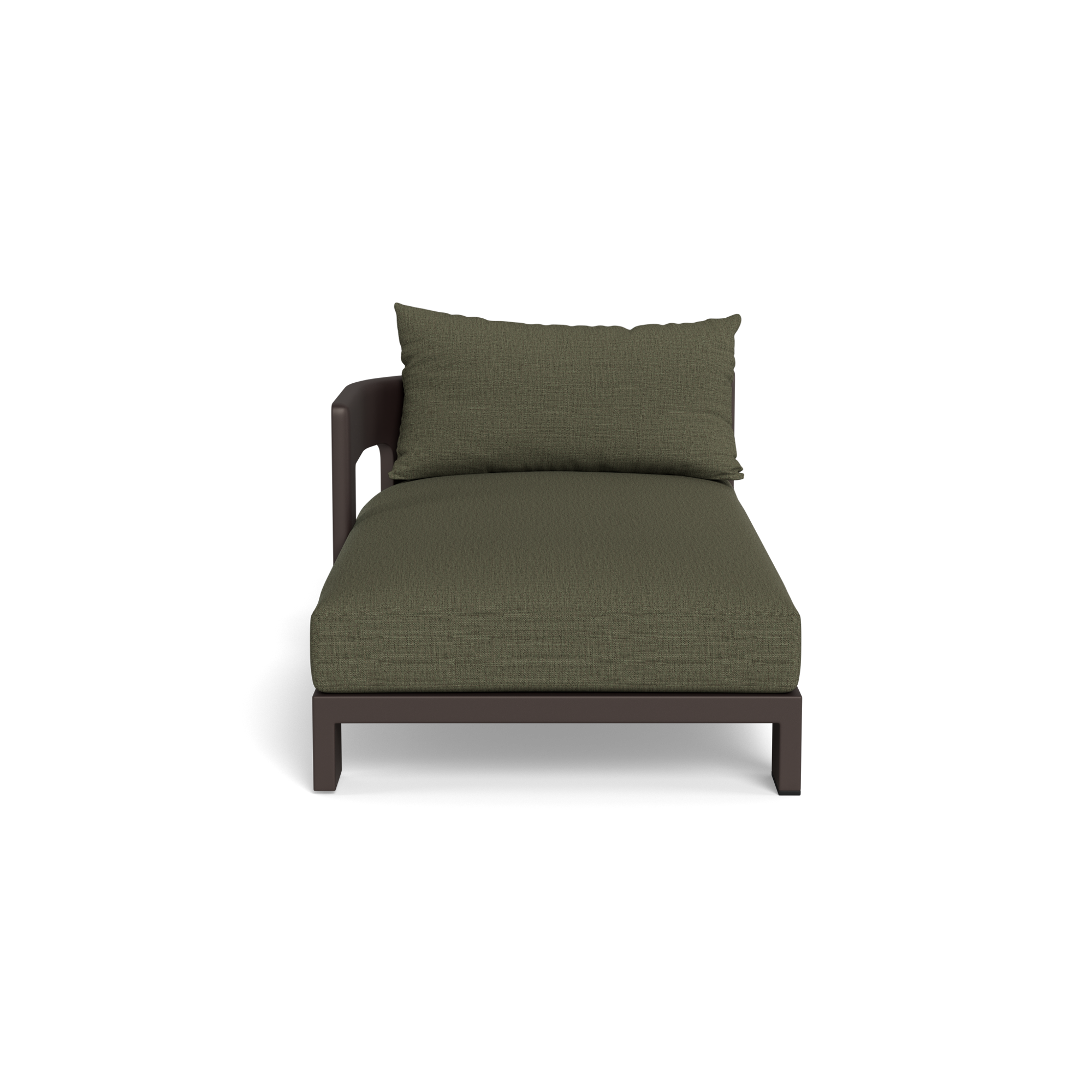 Victoria Aluminum Chaise Left