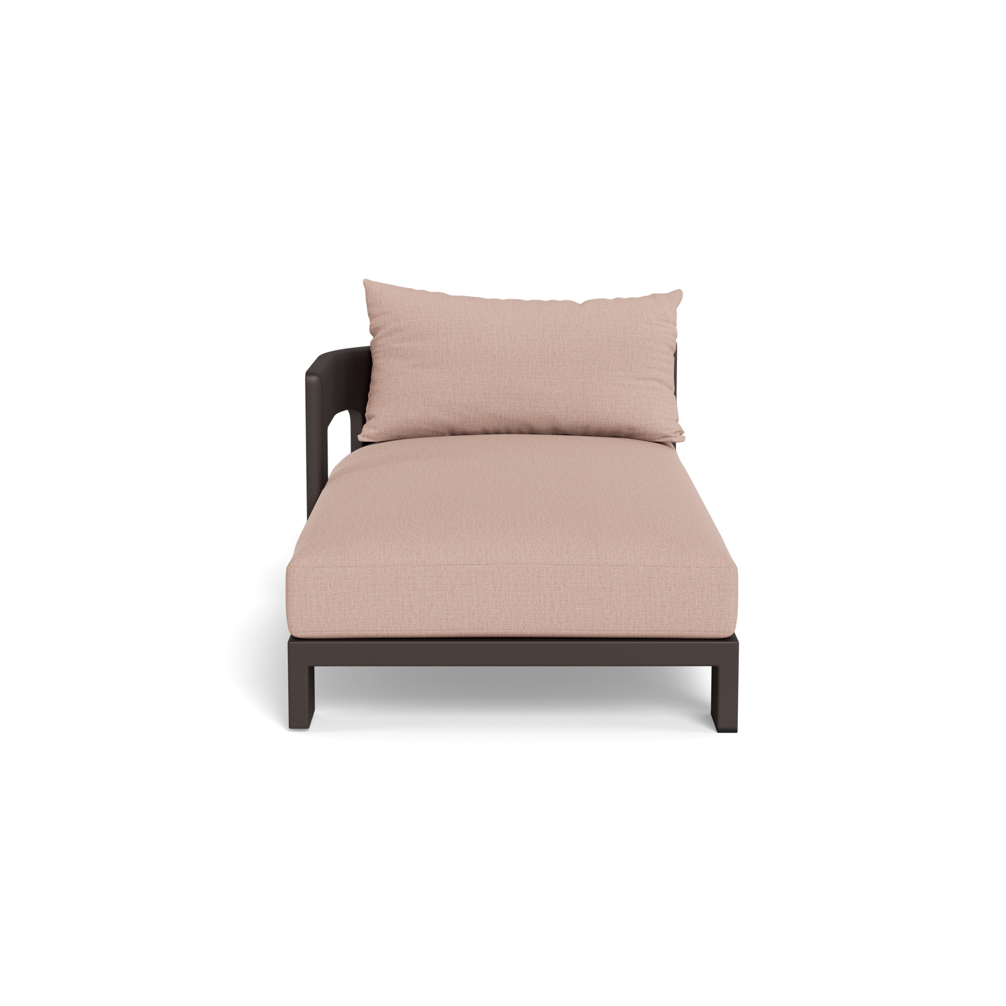 Victoria Aluminum Chaise Left